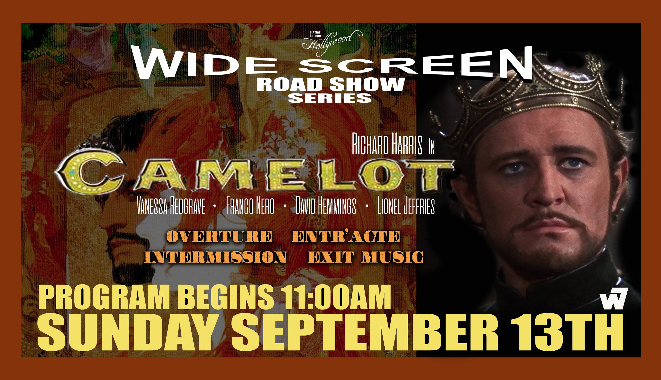 Wide Screen Road Show, hosted by Film Critic, Matías Bombal (Second Sunday each month) 