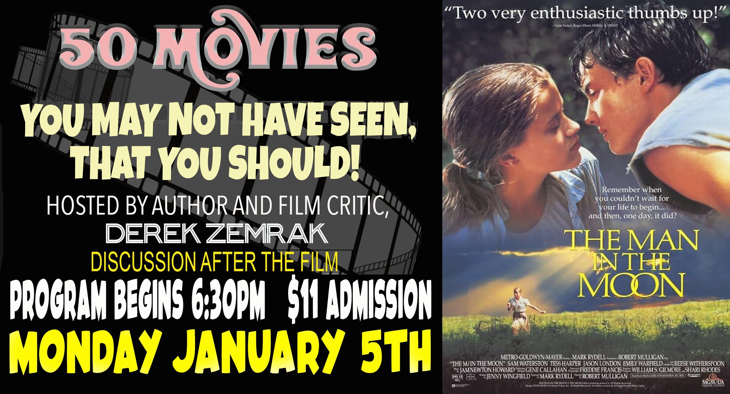  Monthly Film Series - 50 Movies You May Not Have Seen That You Should!
