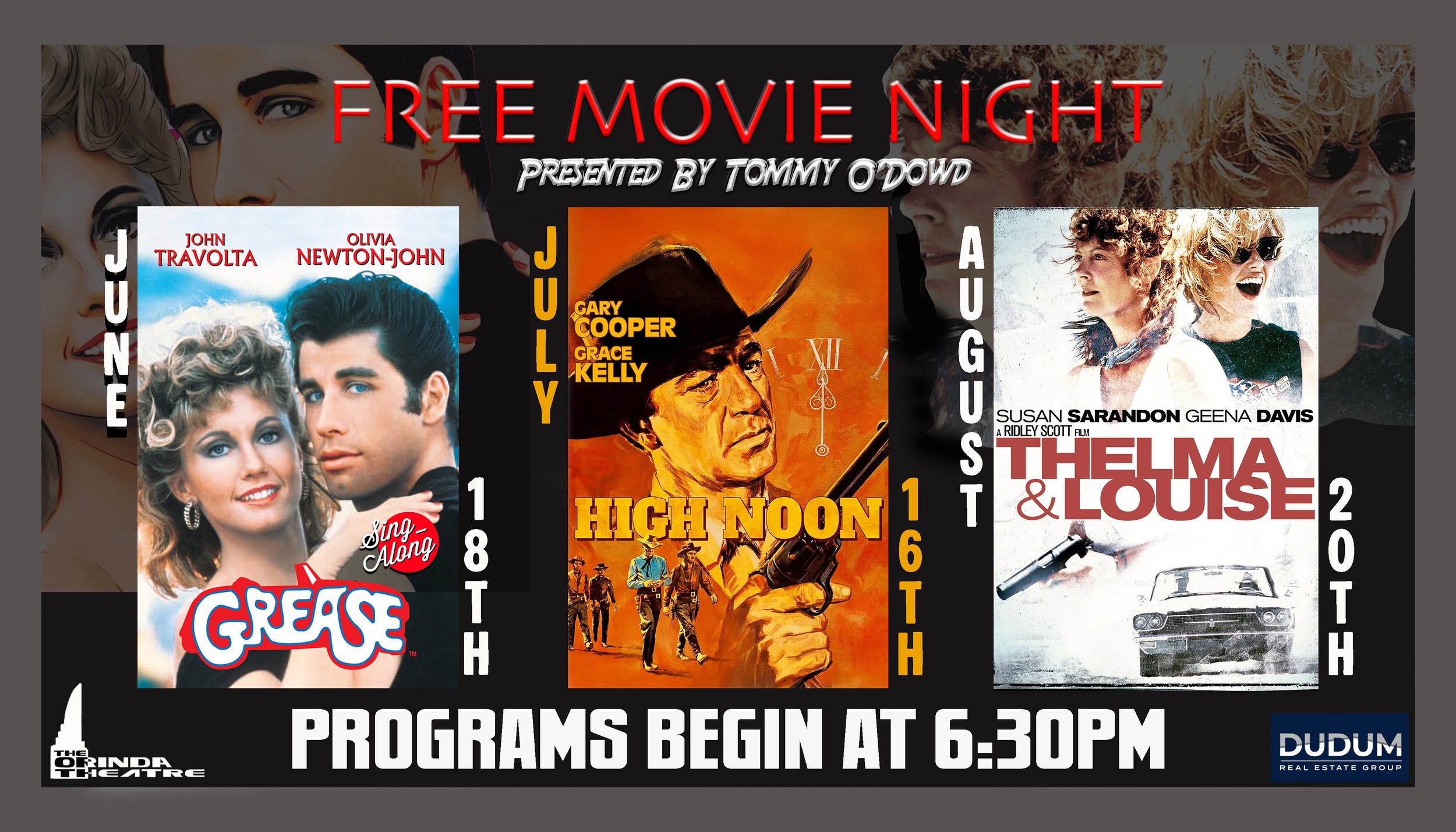 FREE Movie NIGHT - HIGH NOON sponsored by Tommy O'Dowd