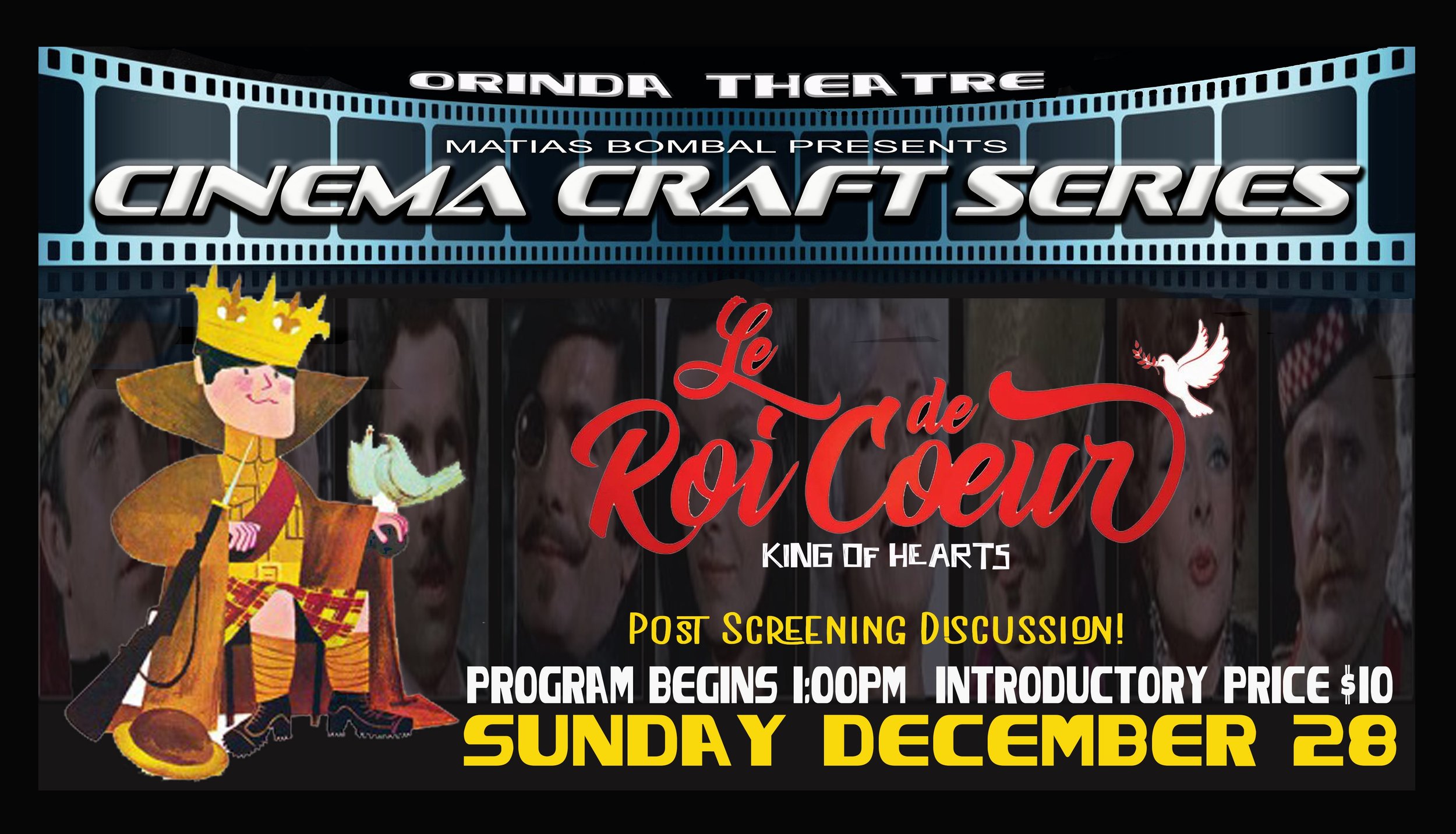 Cinema Craft Series hosted by Film Critic, Matías Bombal
