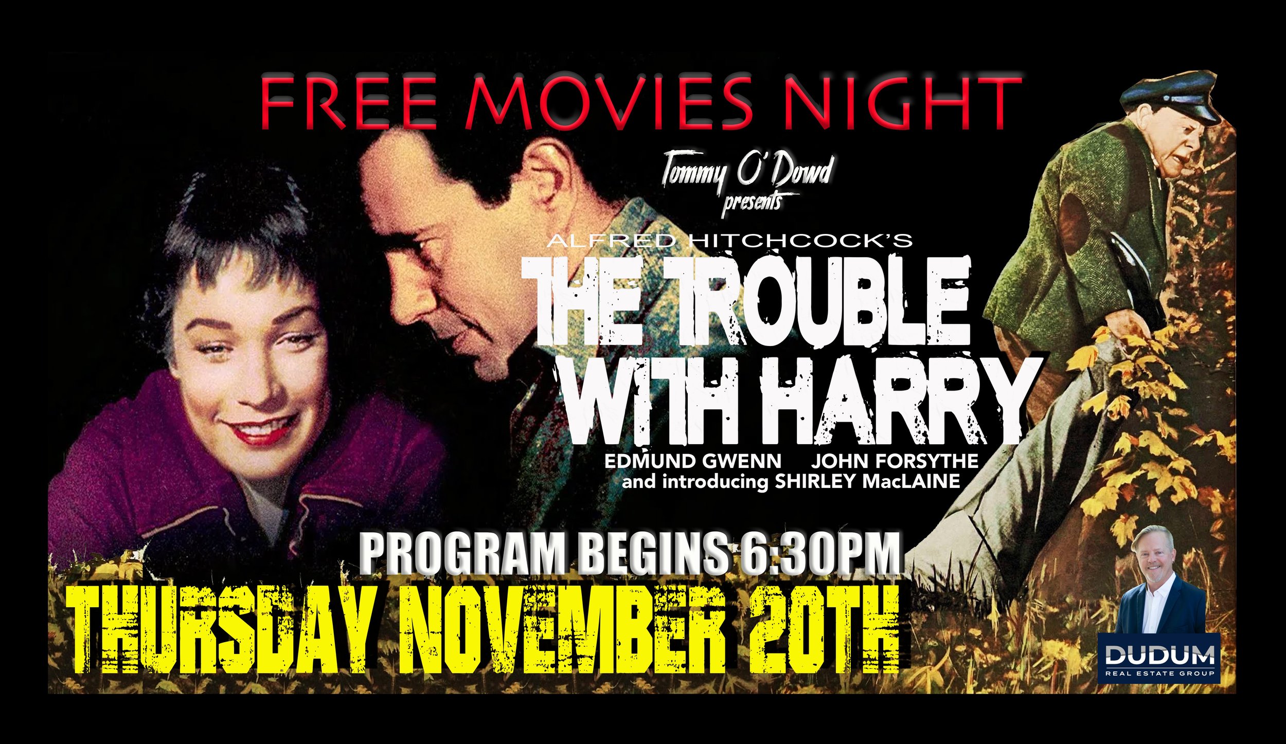 FREE MOVIE NIGHT - The Trouble With Harry