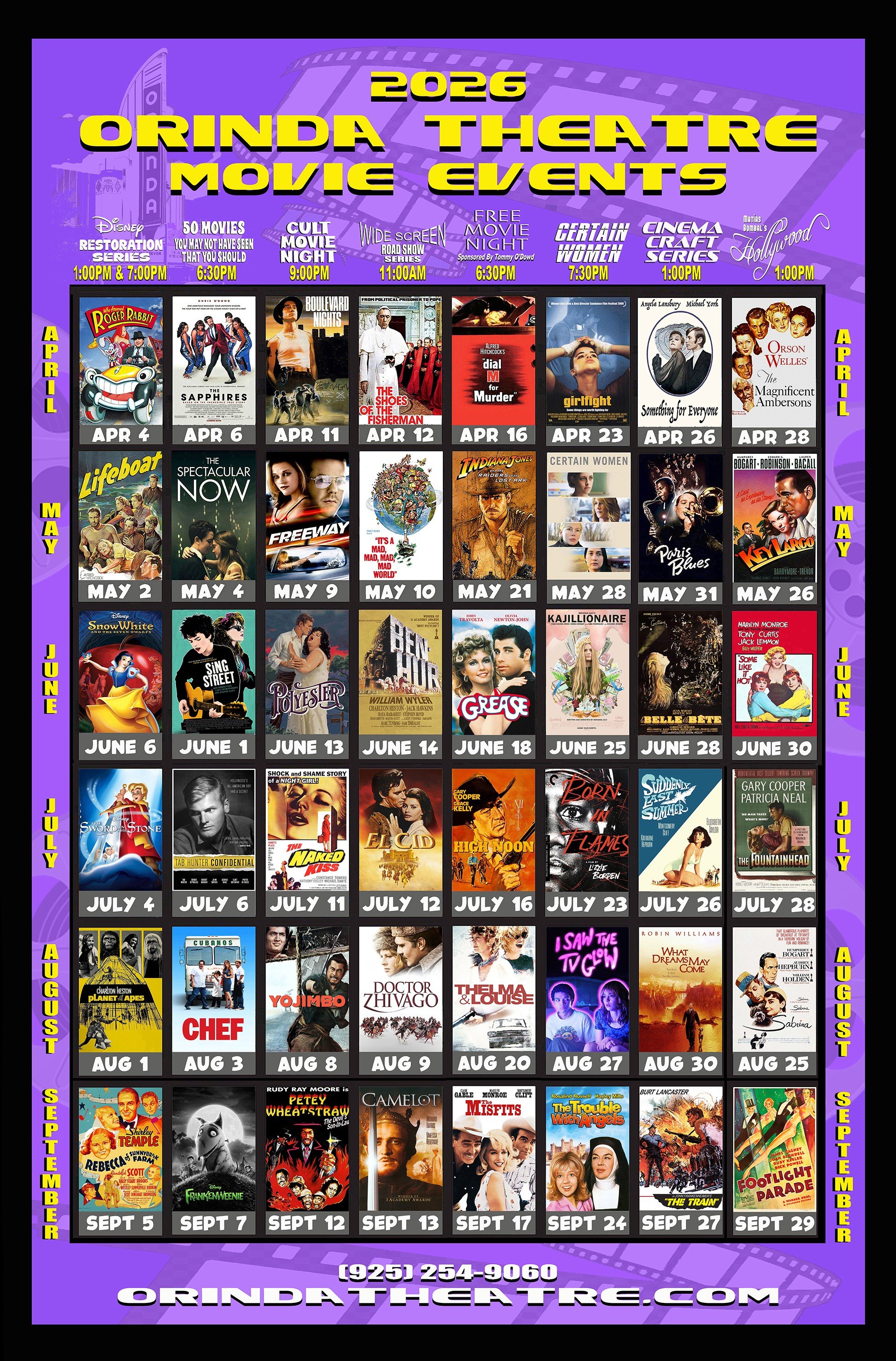 Our Monthly Special Programs 