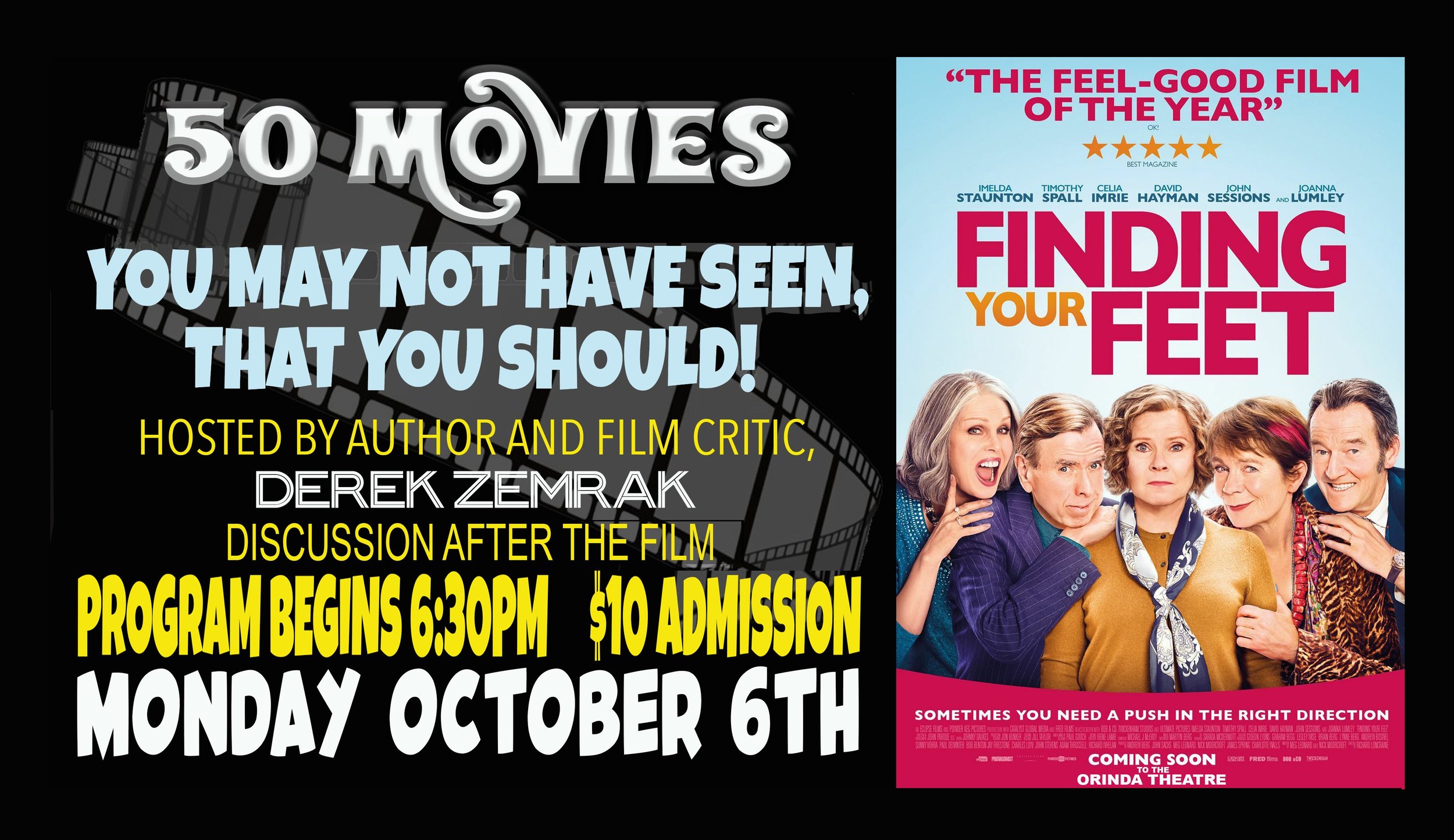 New Monthly Film Series - 50 Movies You May Not Have Seen, That You Should!