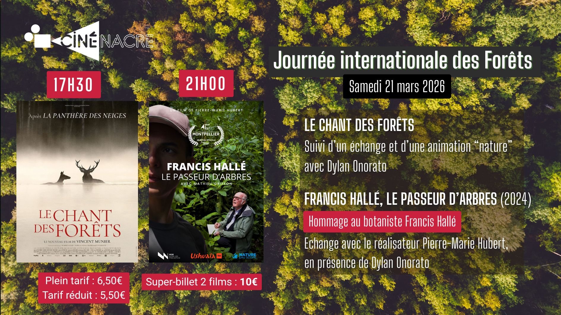 Journée Internationale des forêts 2026 • Le Chant des forêts / Francis Hallé, le passeur d'arbres