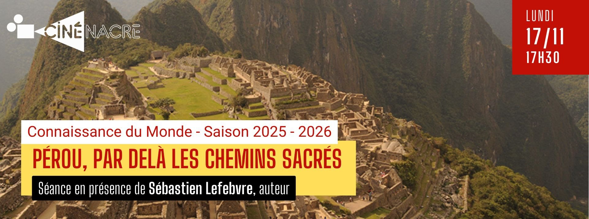 Connaissance du monde • Saison 2025 - 2026
