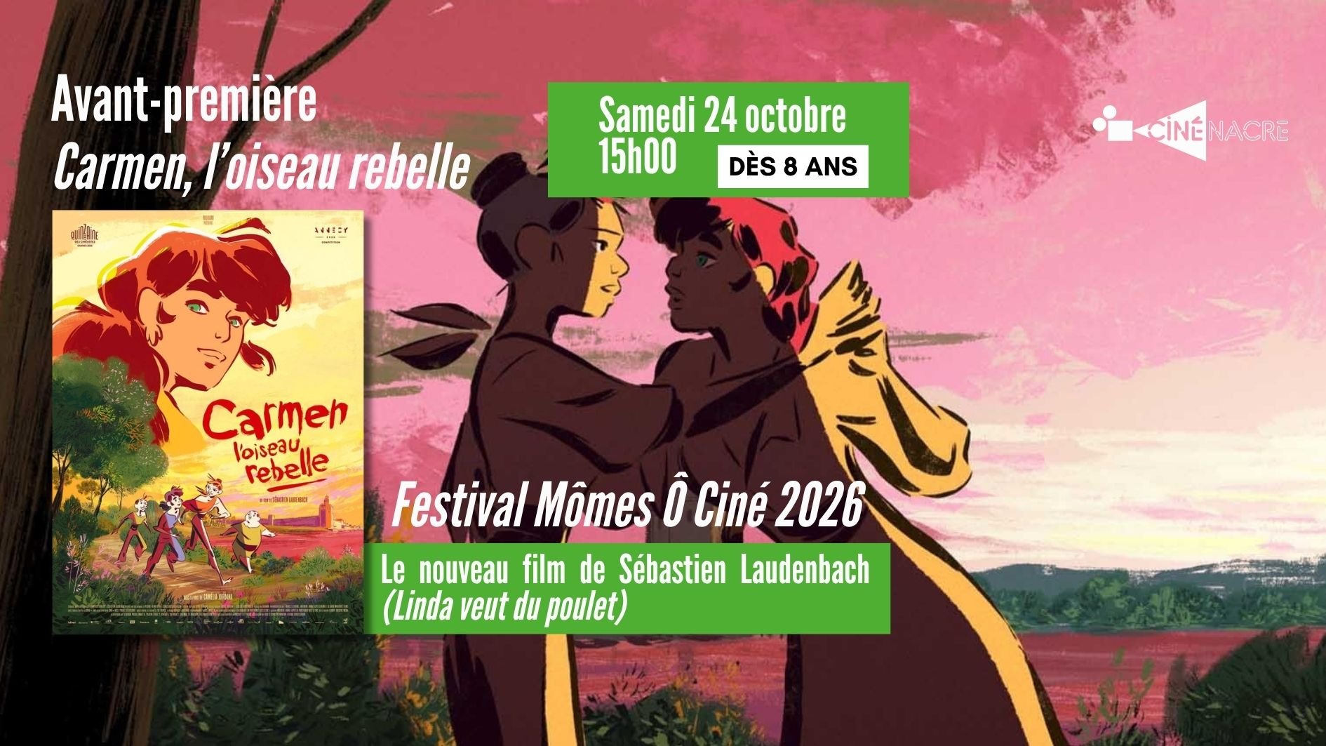 Avant-première ★ Carmen, l'oiseau rebelle (dès 8 ans)