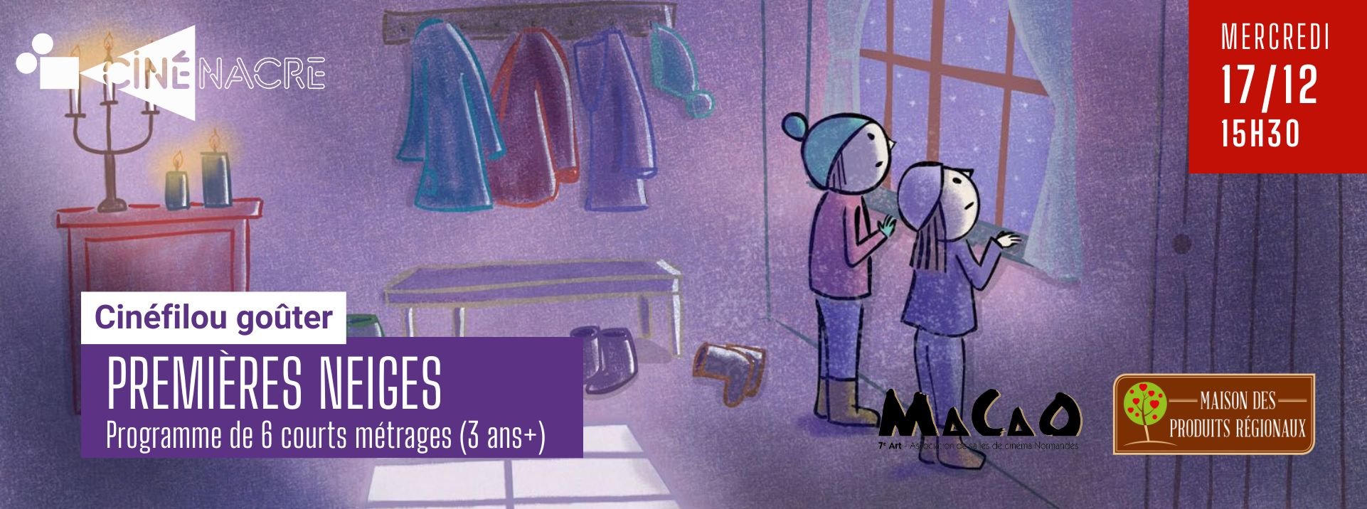 Cinéfilou goûter - Premières neiges (dès 3 ans)