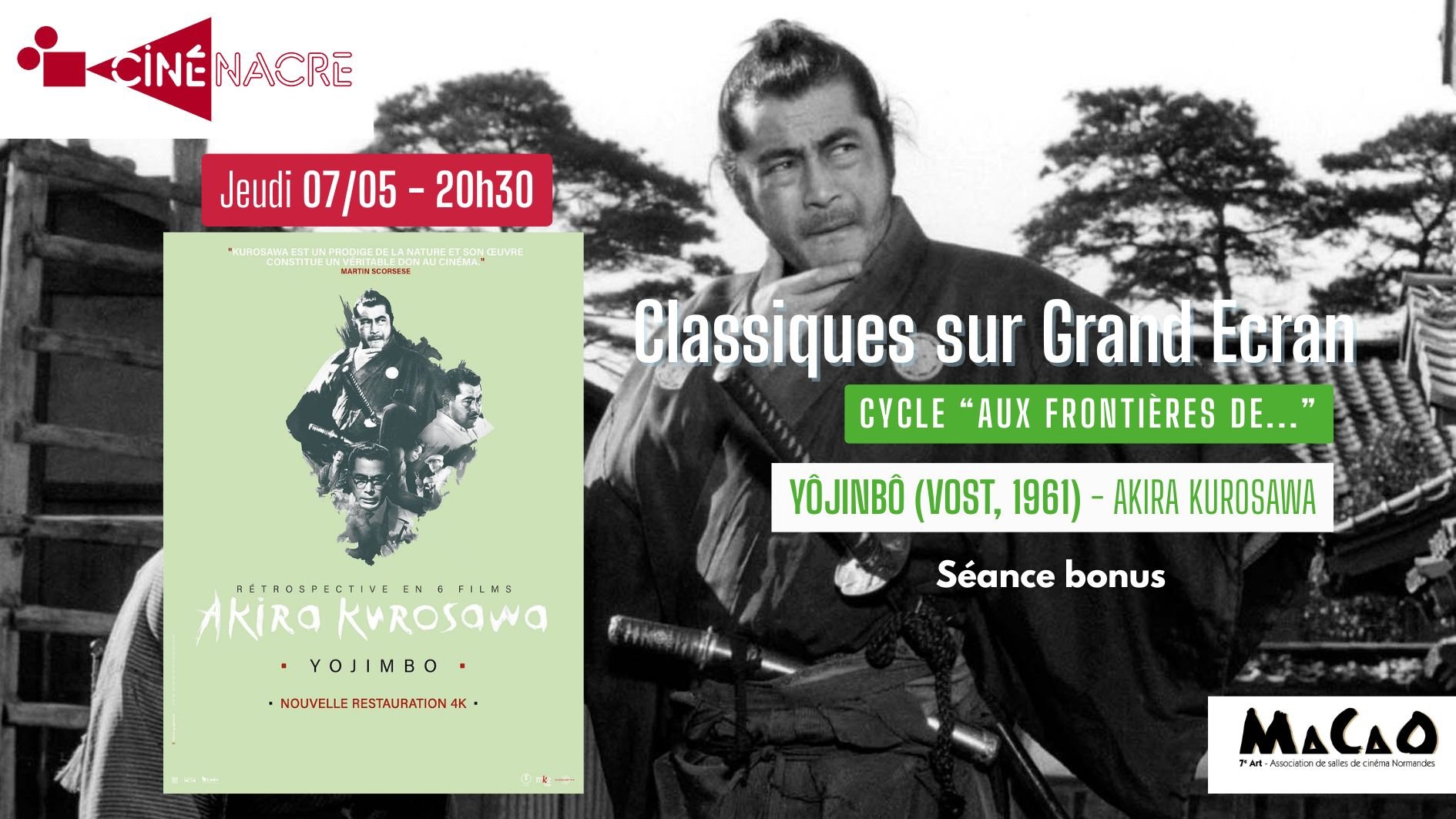 Classiques sur Grand Écran - Cycle "Aux frontières de..." (janvier-juin 2026)