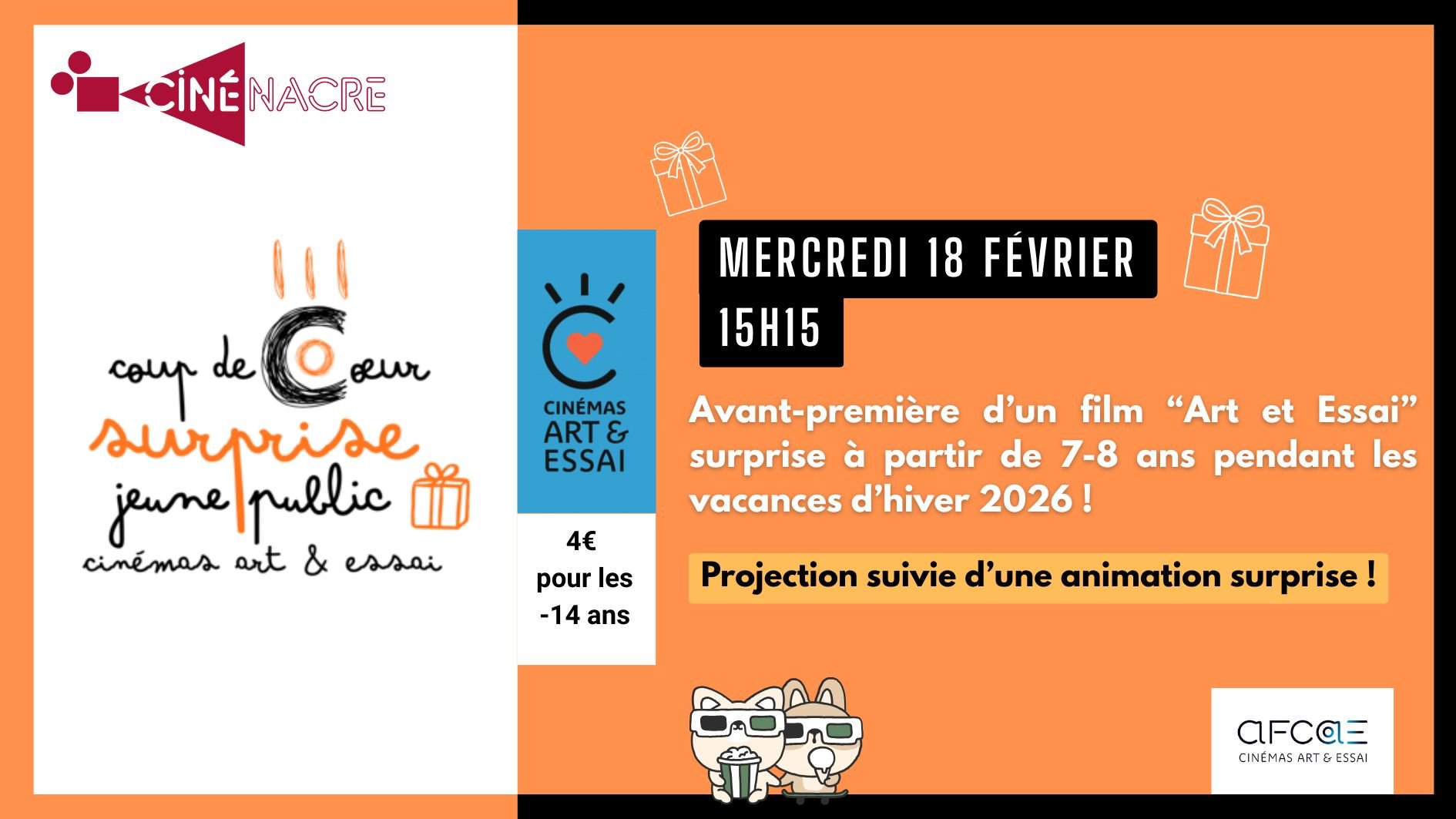 Coup de Coeur Surprise Jeune Public - Avant-première surprise