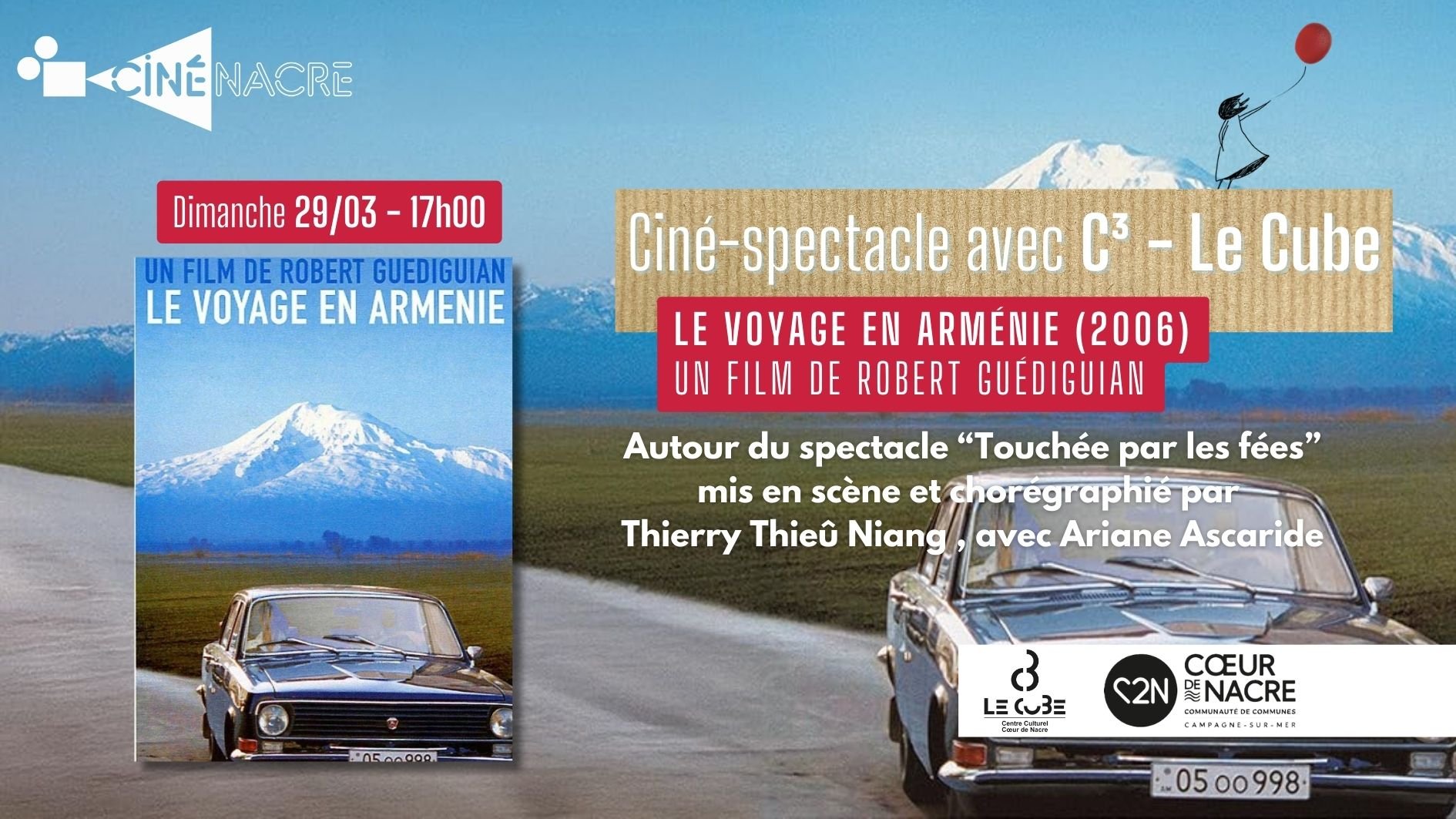 Ciné-spectacle avec C³ - Le Cube : Centre Culturel Coeur de Nacre