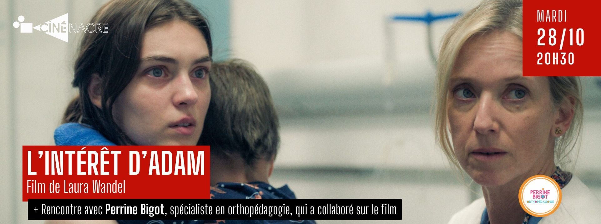 Ciné-débat : L'Intérêt d'Adam, rencontre avec Perrine Bigot