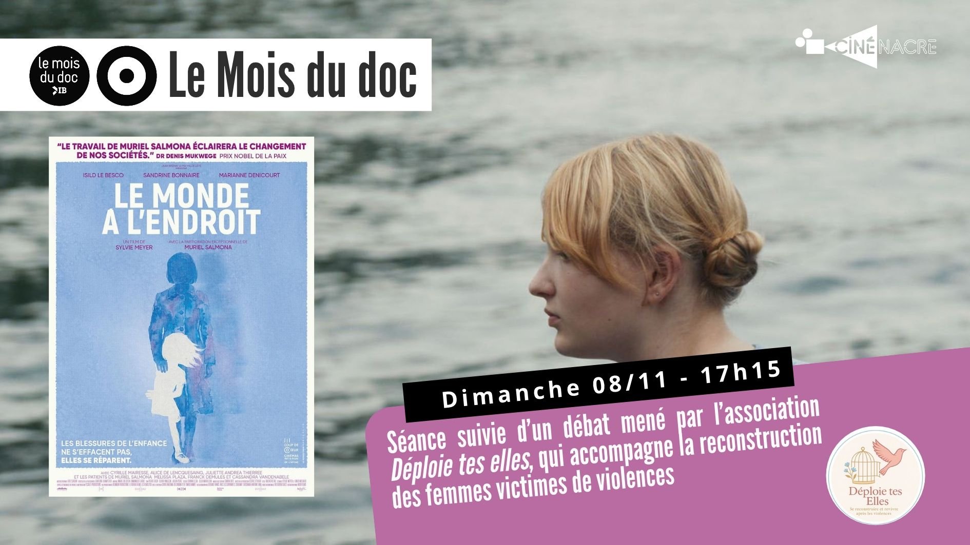 Mois du doc - Le Monde à l'endroit / ciné-débat avec "Déploie tes elles"