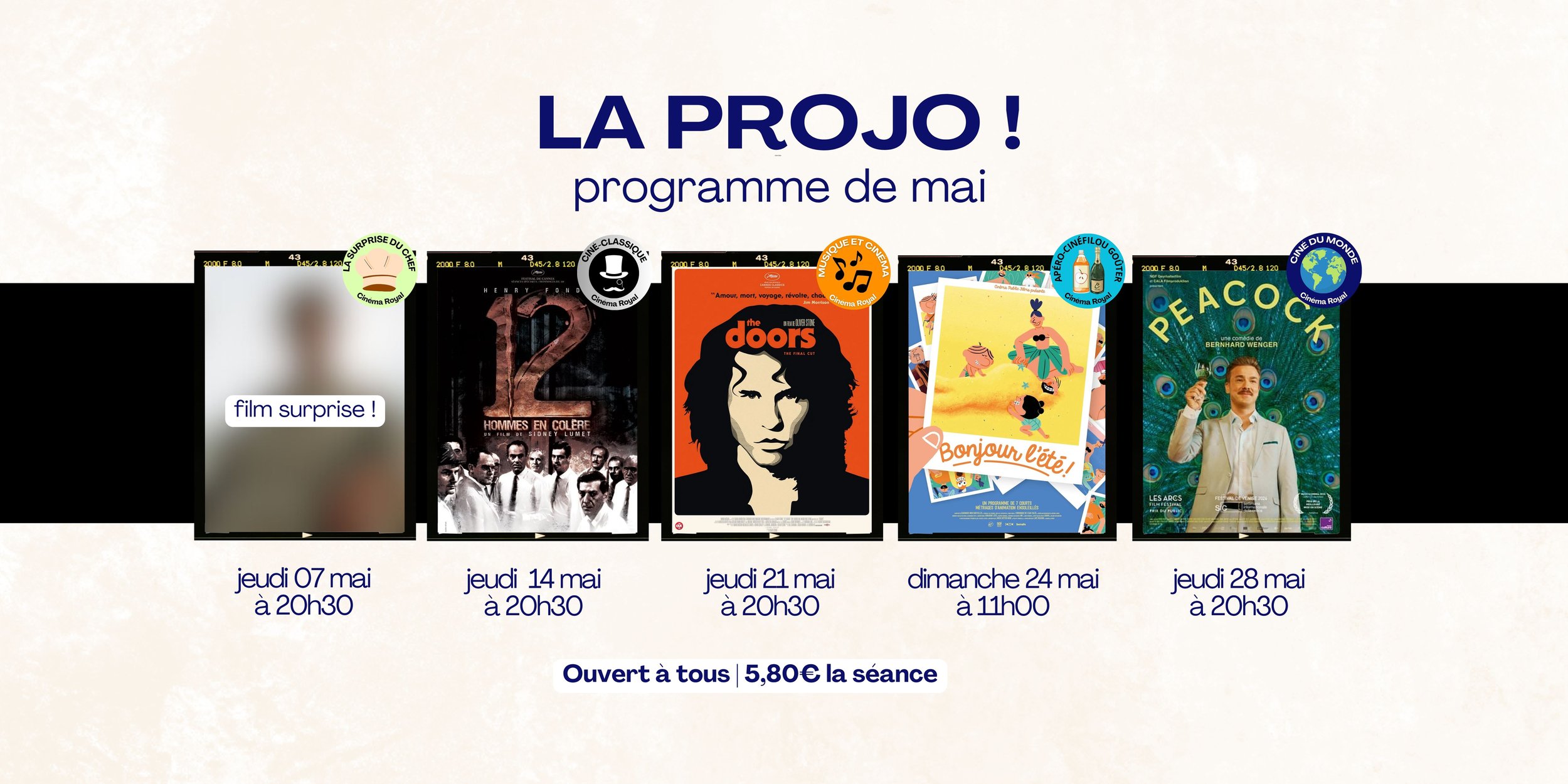 La Projo! Programme de mai