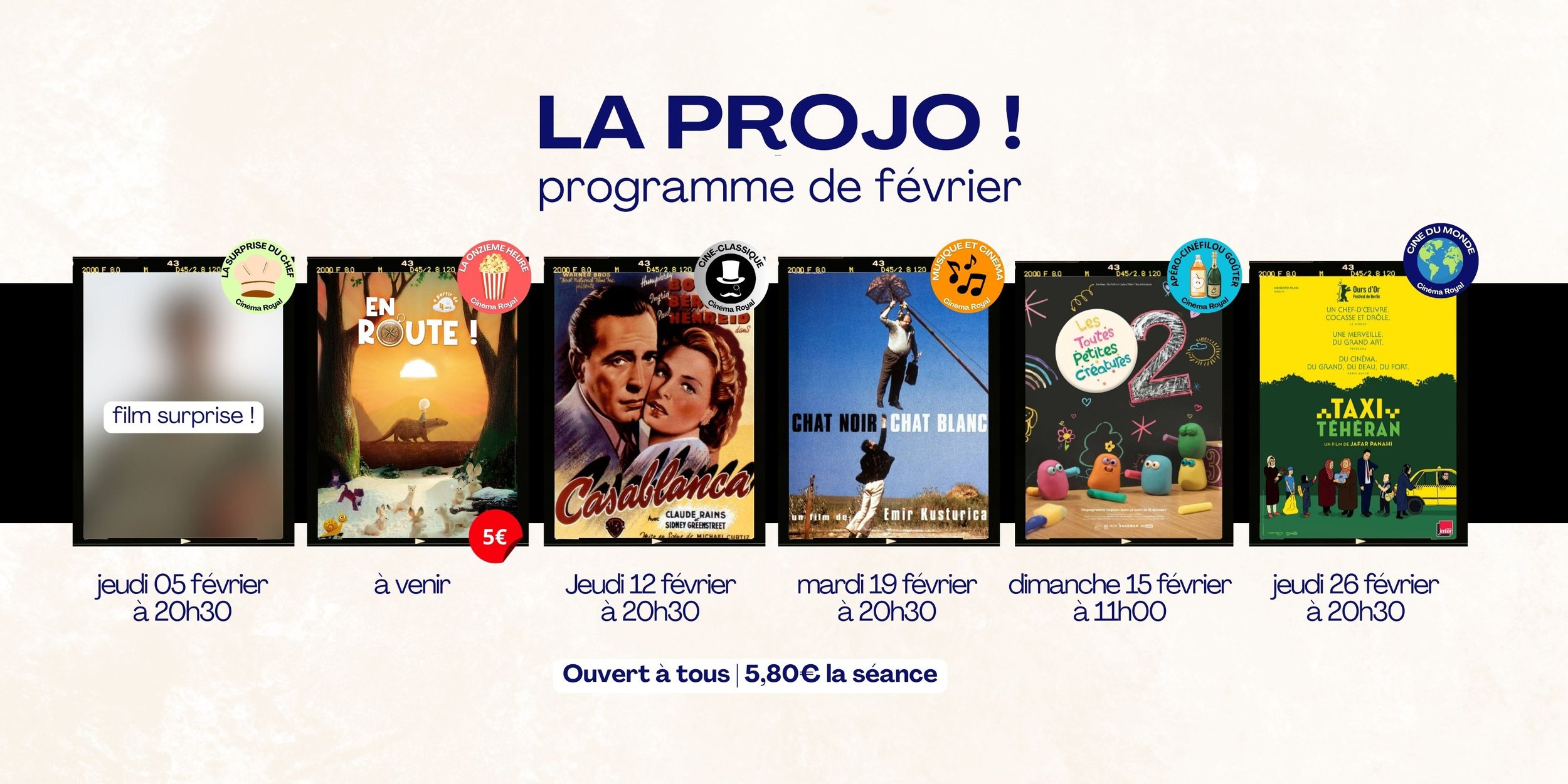 La Projo ! Programme de février 2026