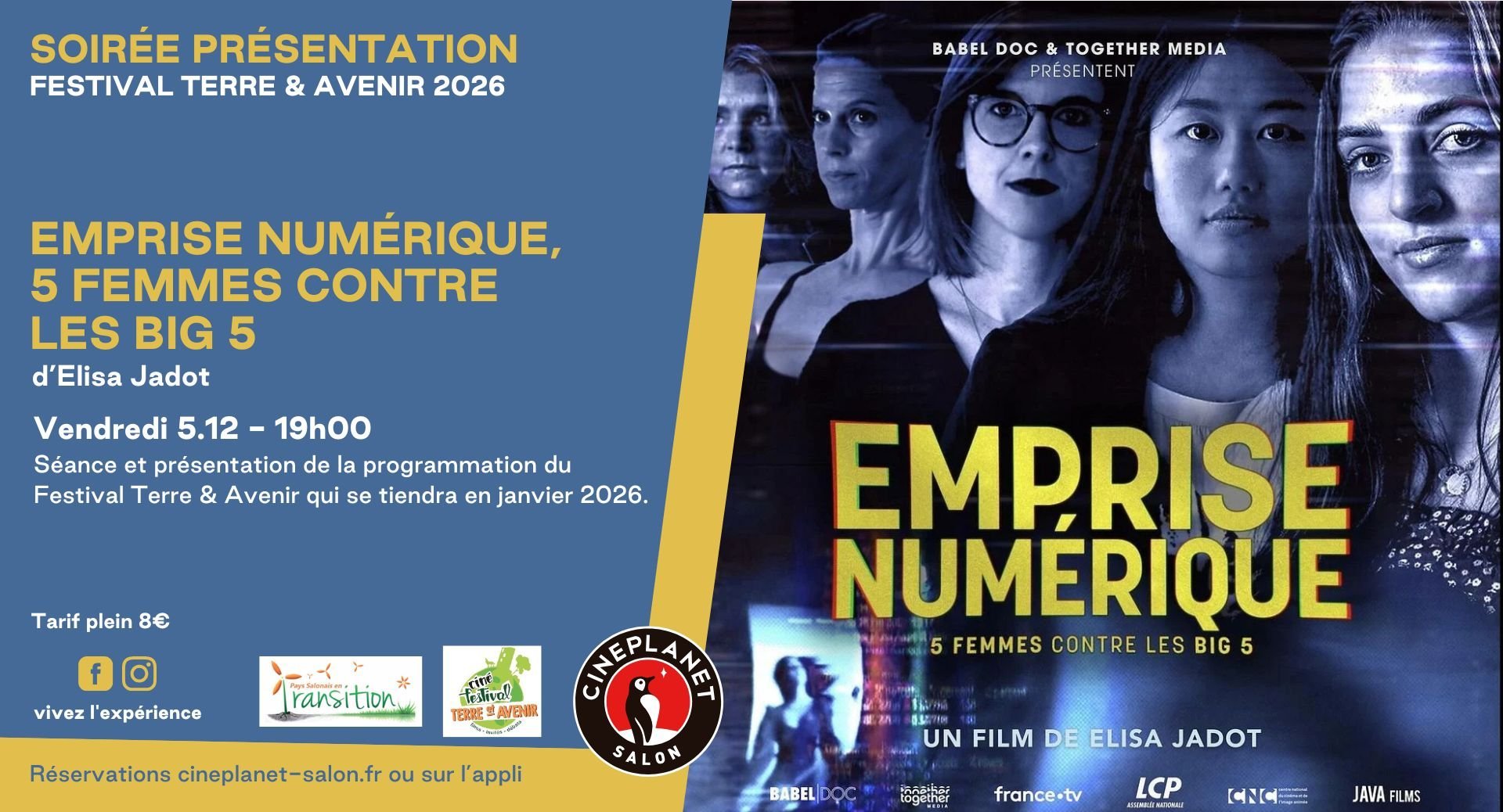 Soirée présentation Festival Terre & Avenir