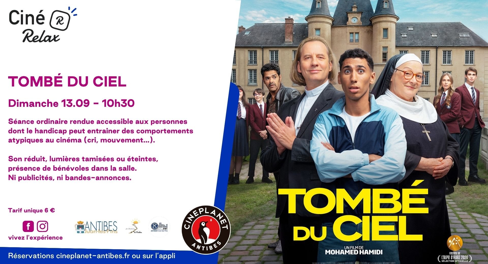 Ciné-relax Tombé du Ciel