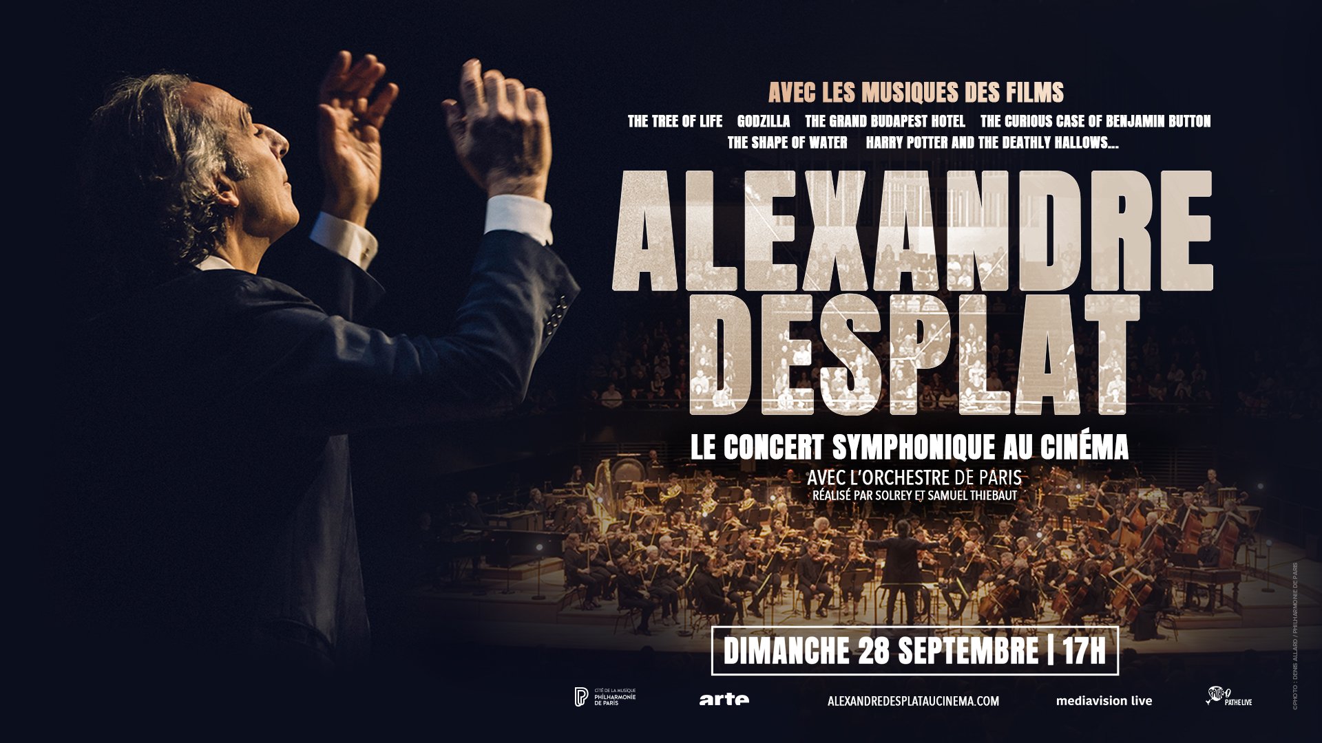 Alexandre Desplat – Le Concert symphonique au cinéma