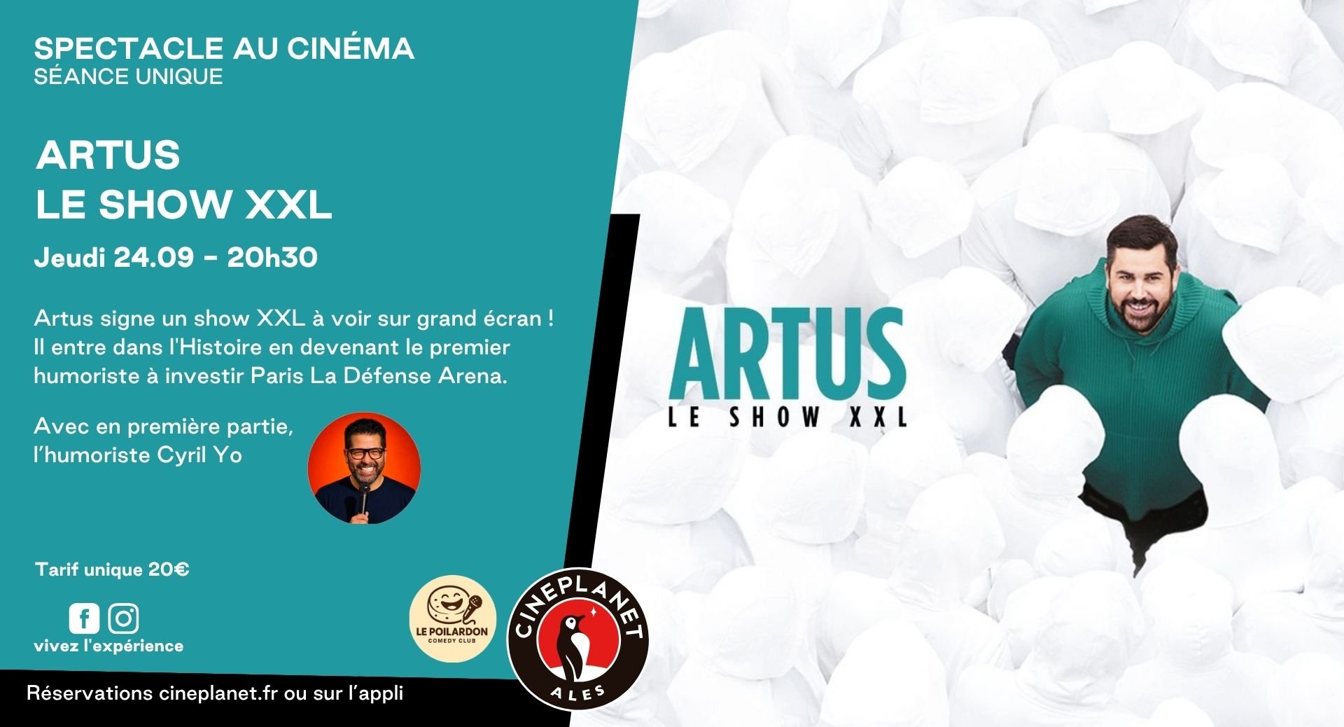 ARTUS – LE SHOW XXL AU CINÉMA