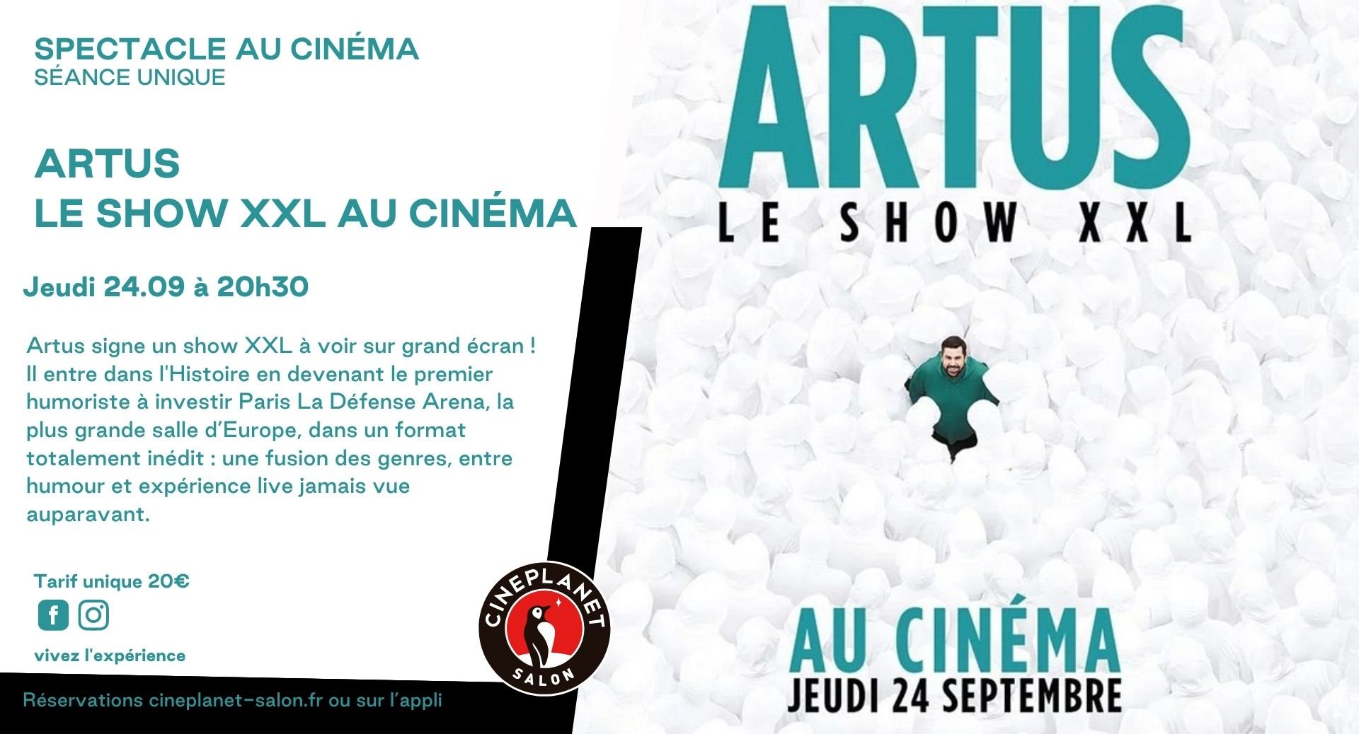 ARTUS – LE SHOW XXL AU CINÉMA