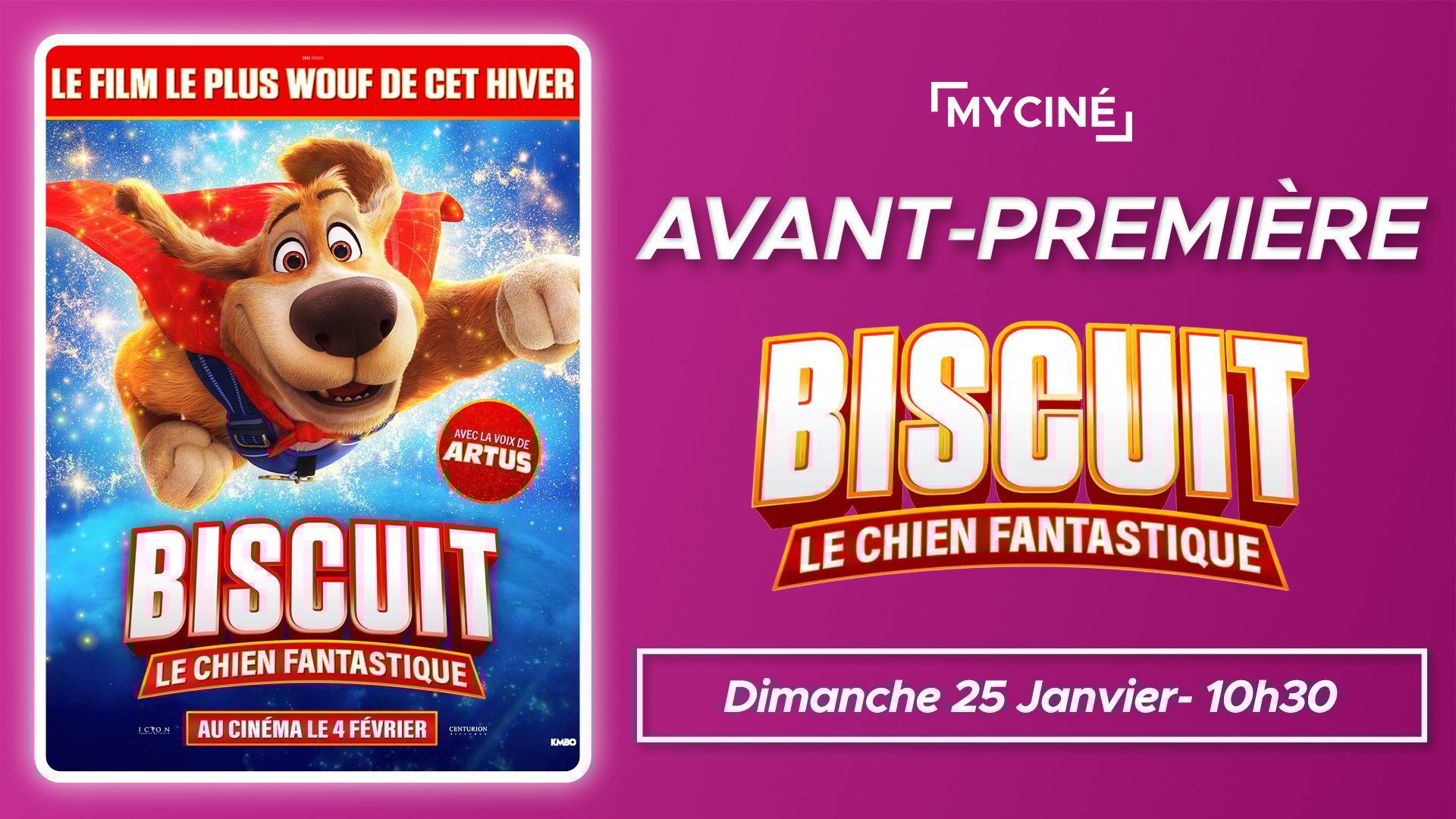 Avant-première : Biscuit le Chien Fantastique