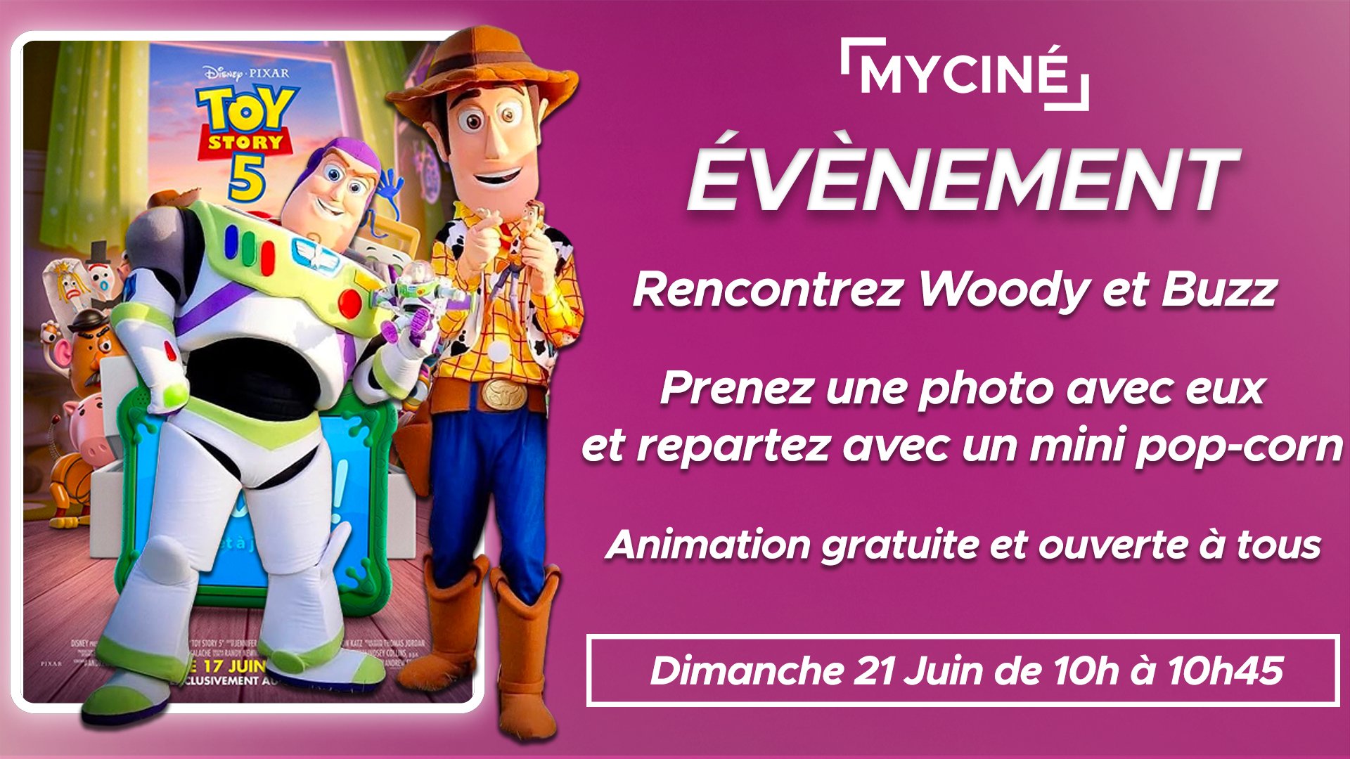 Rencontrez Woody et Buzz