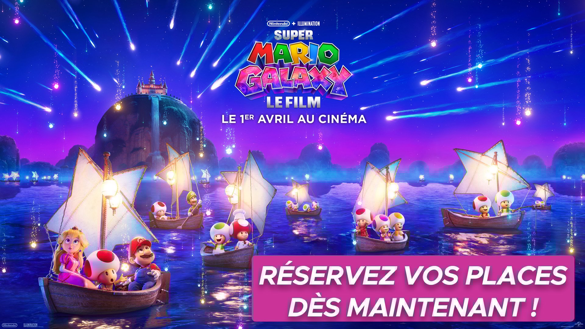 Pré-ventes : Super Mario Galaxy le film