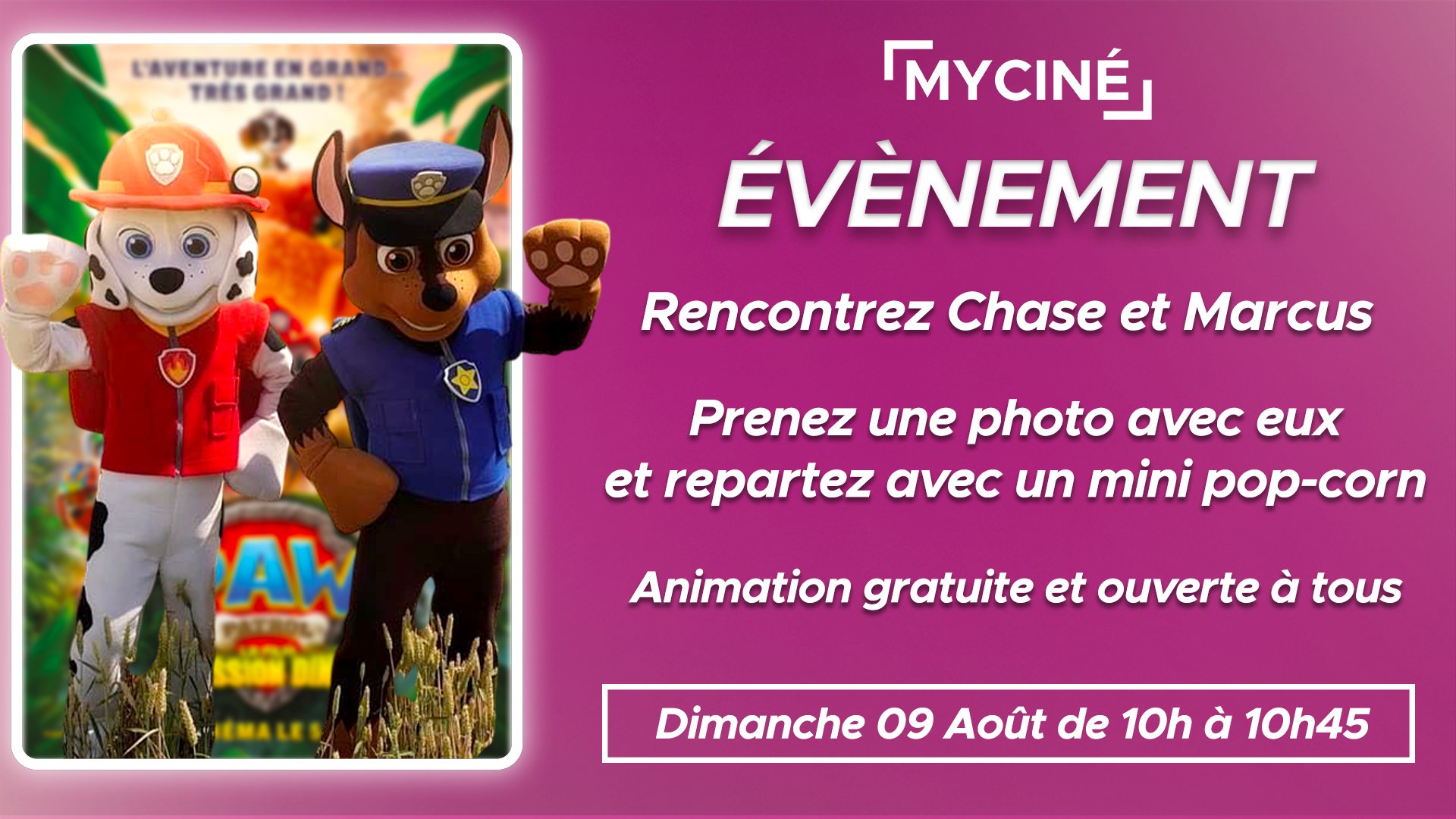Rencontrez Chase et Marcus de la Pat'Patrouille !