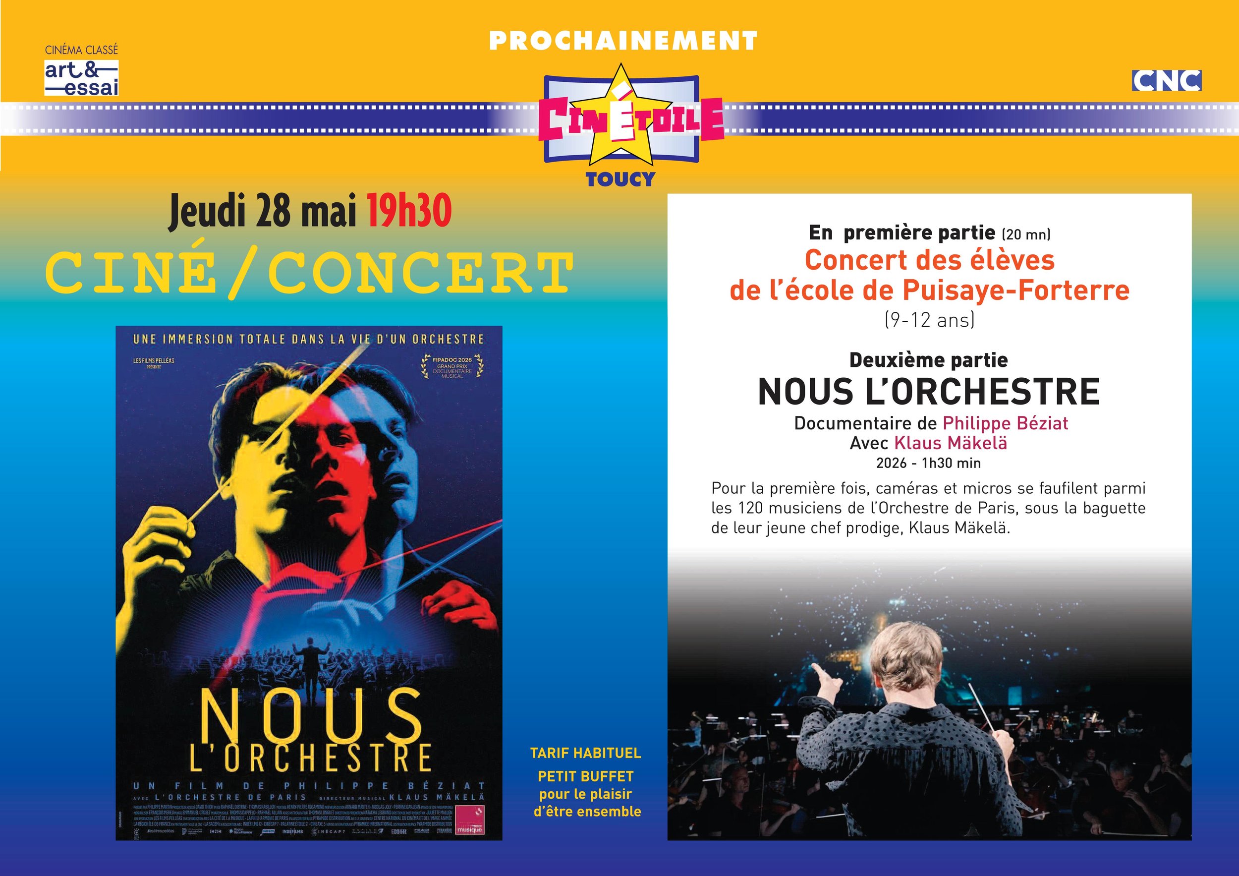 Ciné/Concert " Nous l' orchestre" 