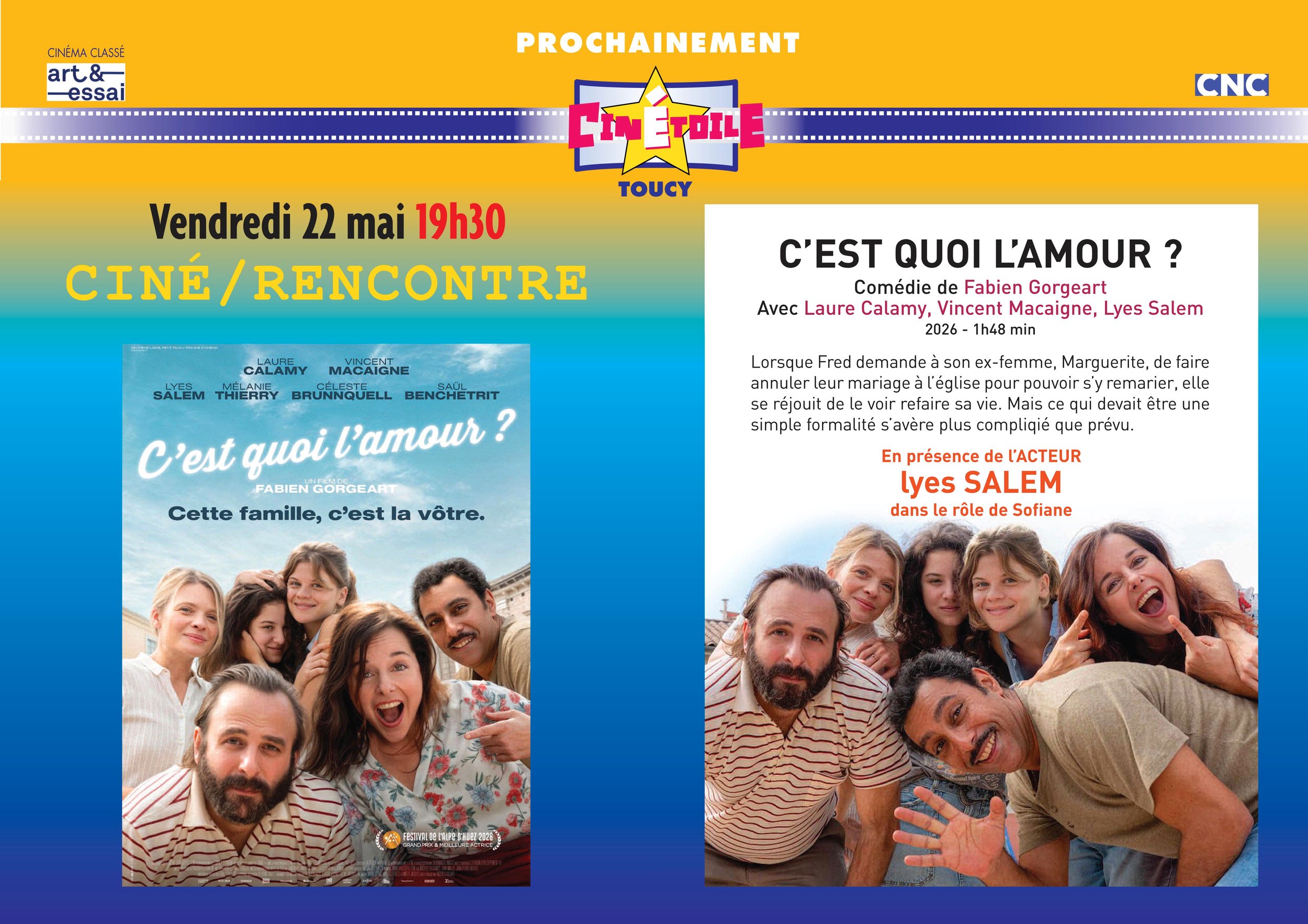 Film "C'est quoi l' amour ? " 
