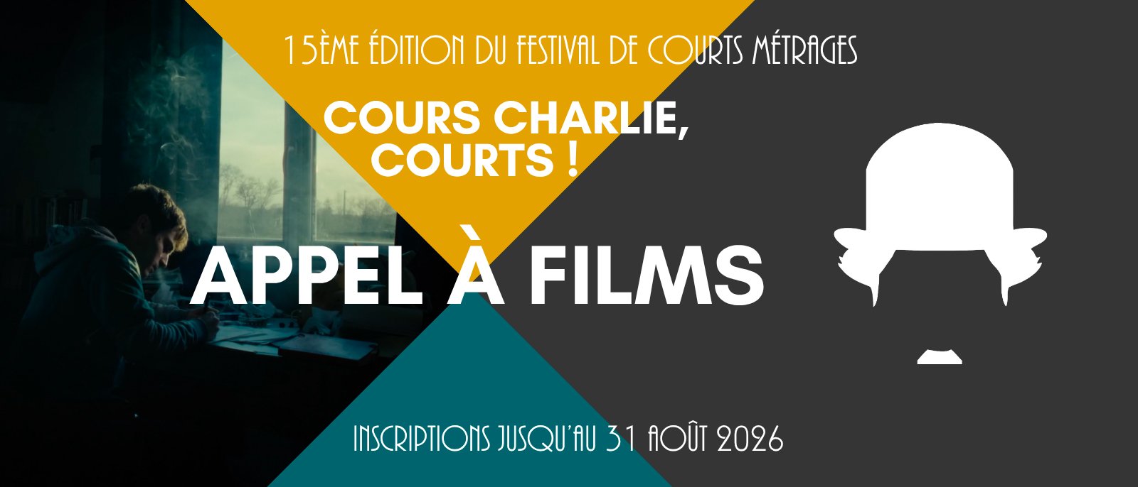 COURS CHARLIE COURTS ! 2026 : APPEL À FILMS