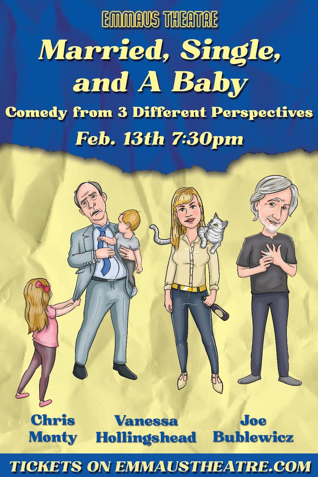 Triple Headliner Comedy: Married, Single & A Baby