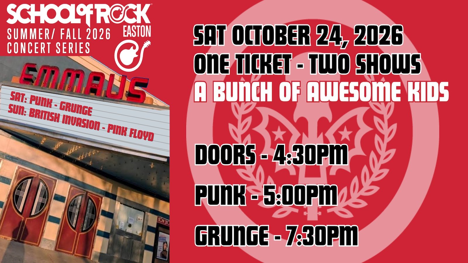 The School of Rock (Punk & Grunge)