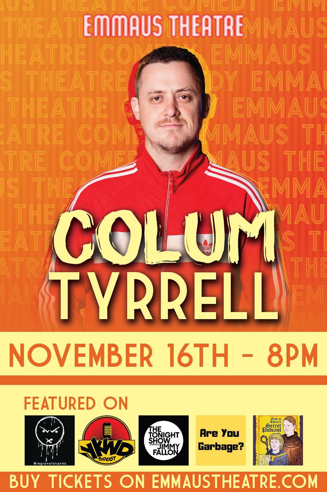 Live Comedy: Colum Tyrrell