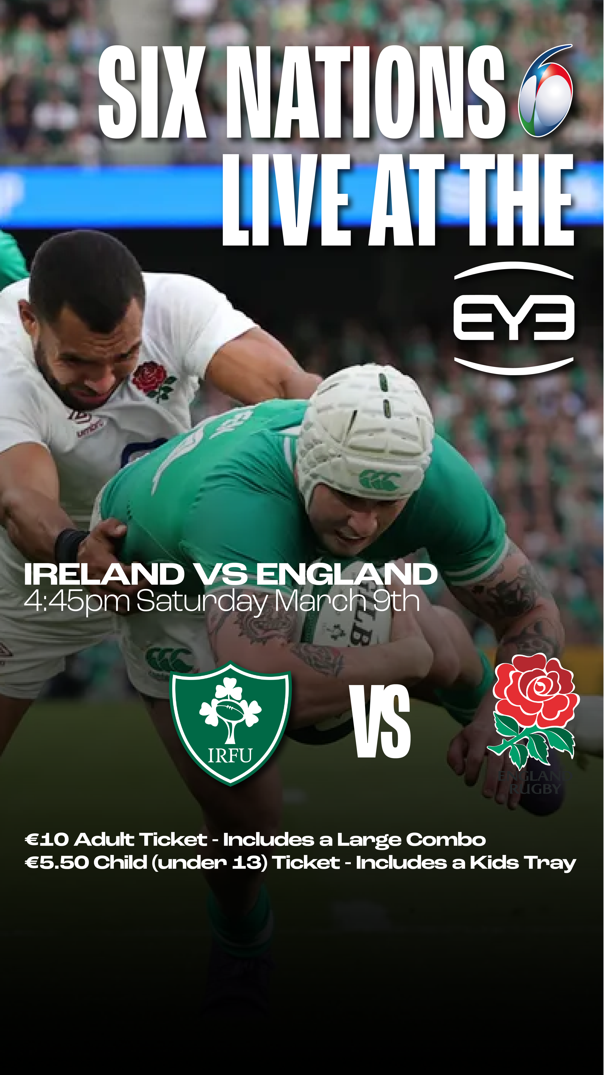 Six Nations Live - Ireland vs England
