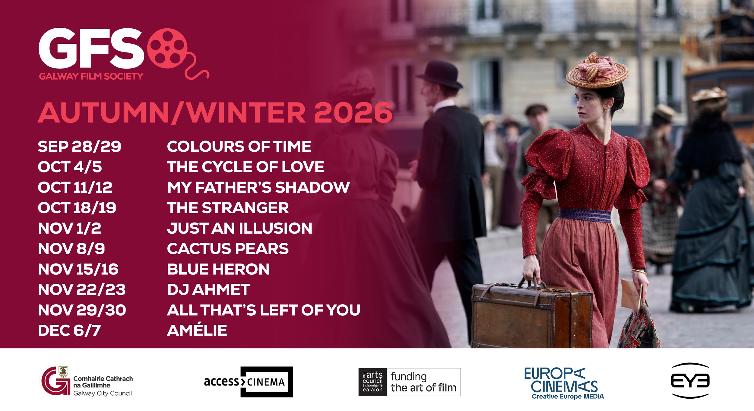 Galway Film Society Autumn/Winter Season 2026