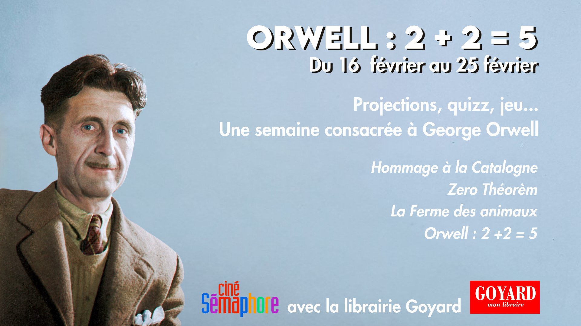 Orwell : 2 + 2 = 5