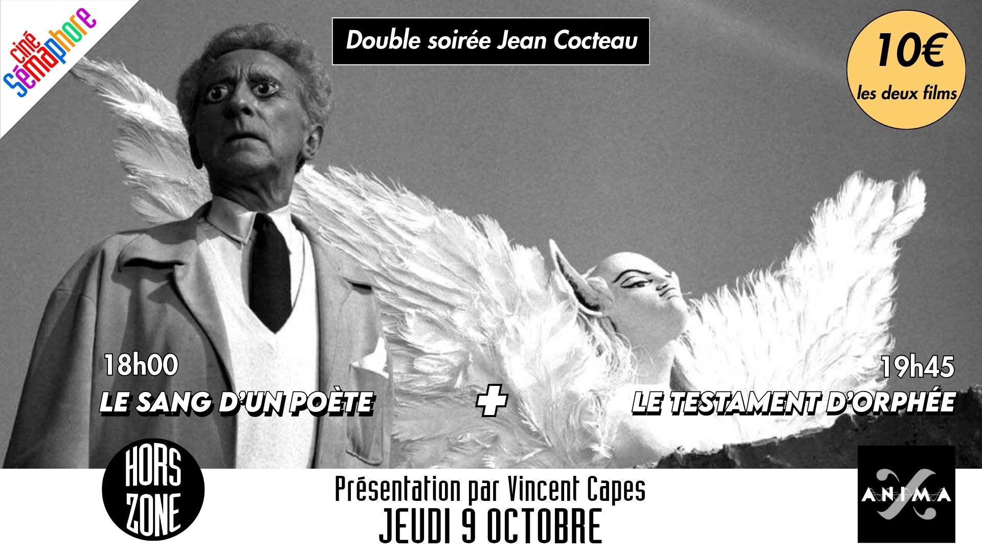 Double soirée Jean Cocteau