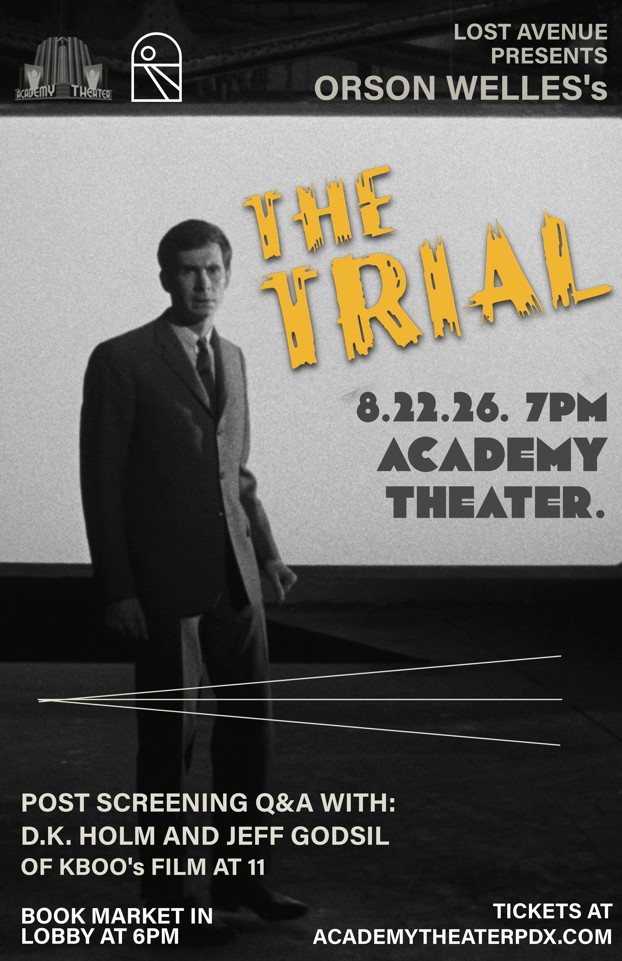 Lost Avenue Books Presents: THE TRIAL (1962)