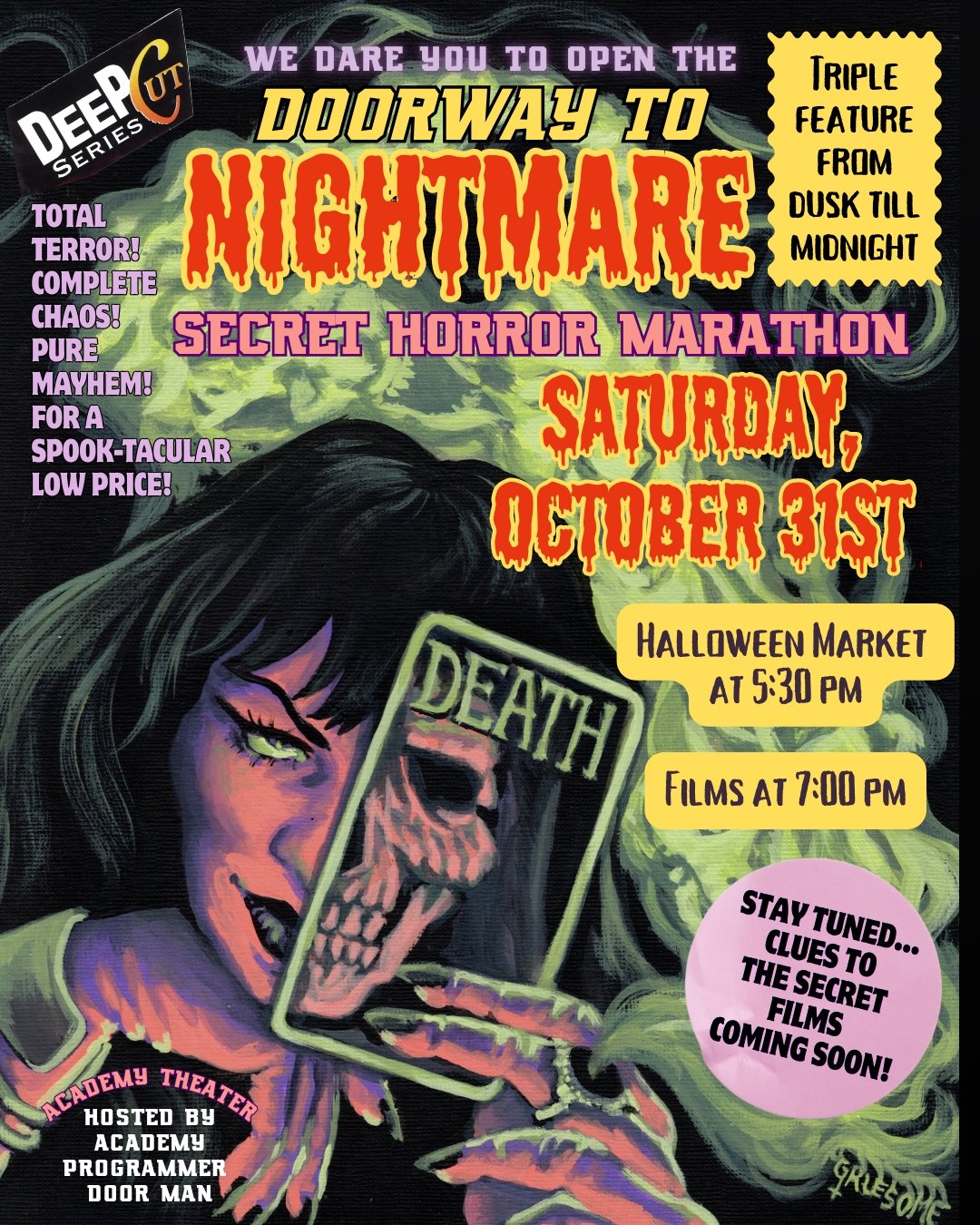 DOORWAY TO NIGHTMARE: A Secret Horror Marathon
