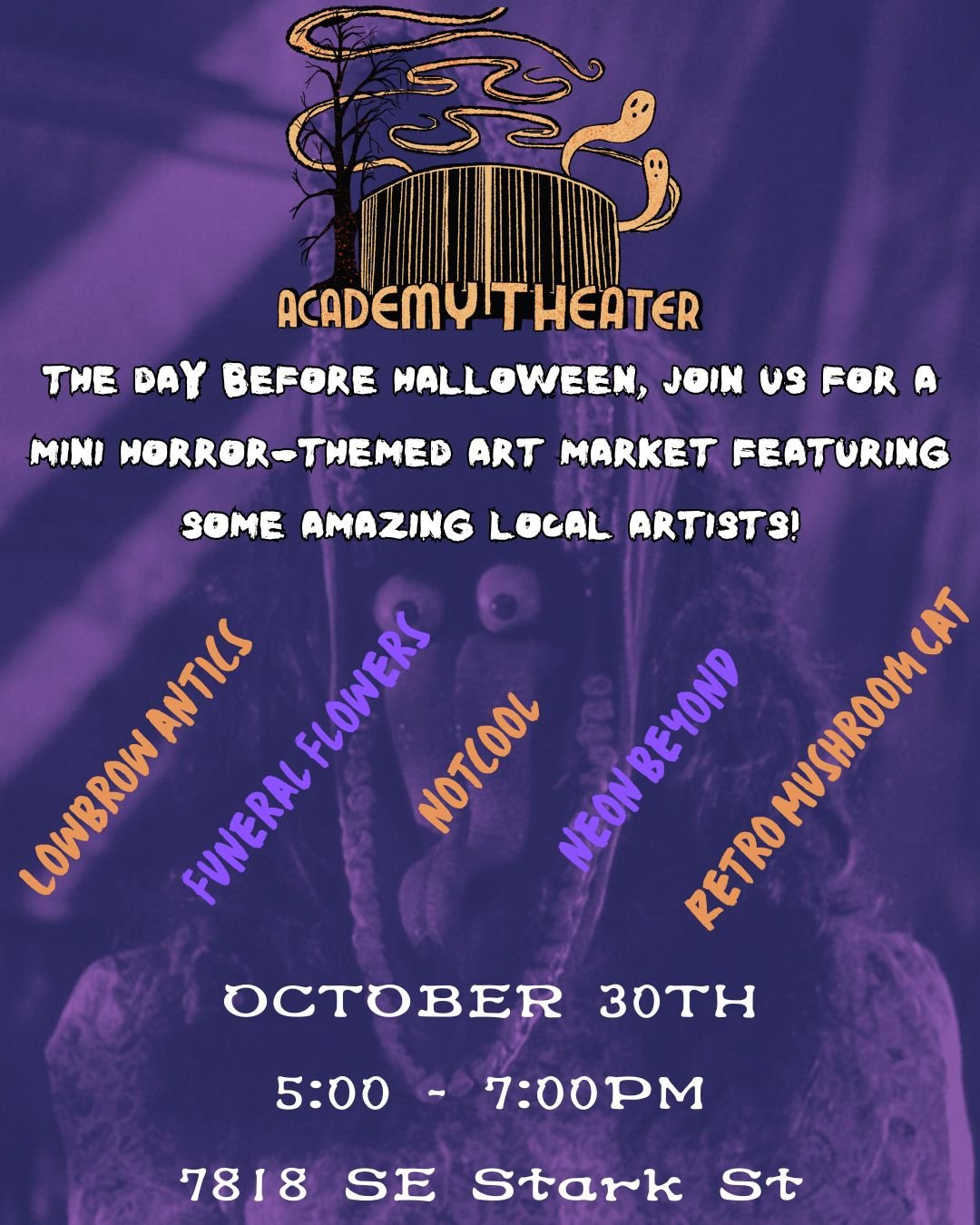 Pre-Halloween Horror-Themed Art Market