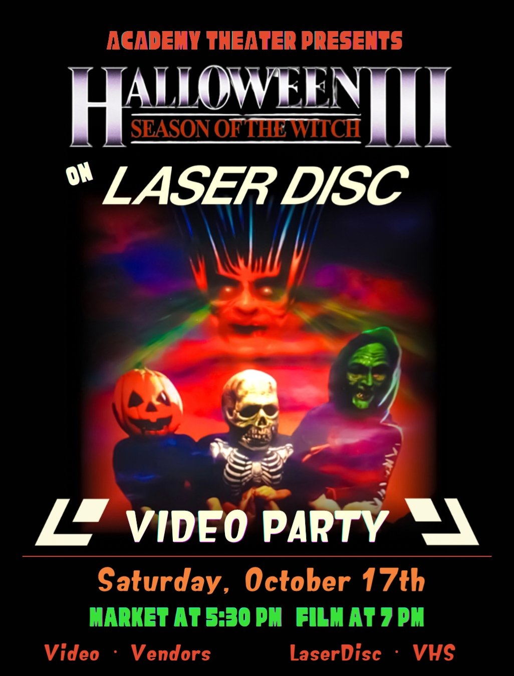 Video Party: Halloween III on LaserDisc