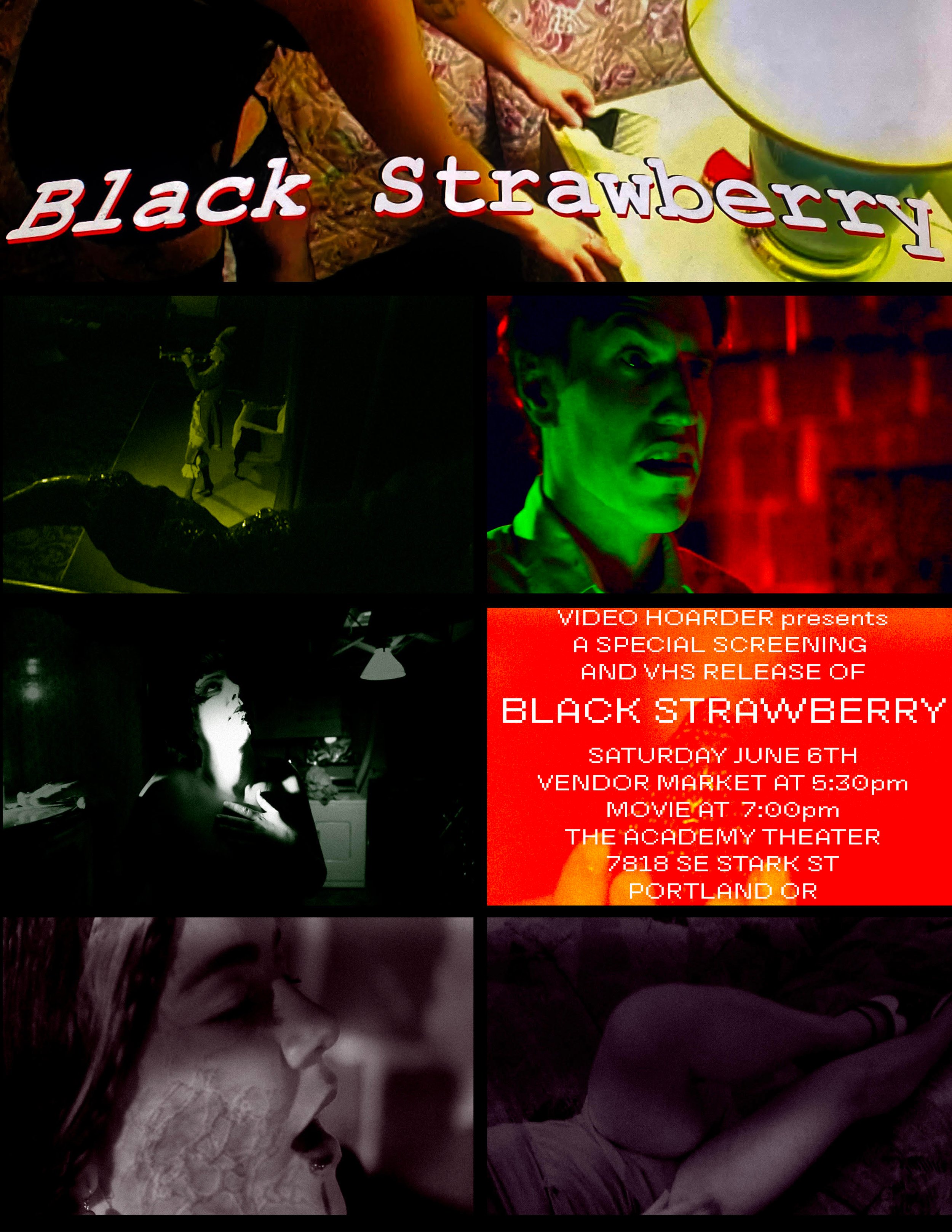Black Strawberry VHS Release and Market w/ director Jacques Boyreau