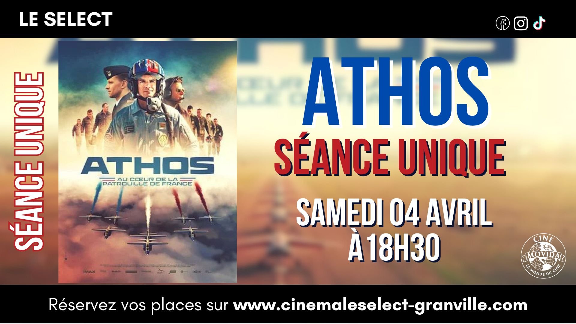 SÉANCE UNIQUE : ATHOS - au coeur de la Patrouille de France