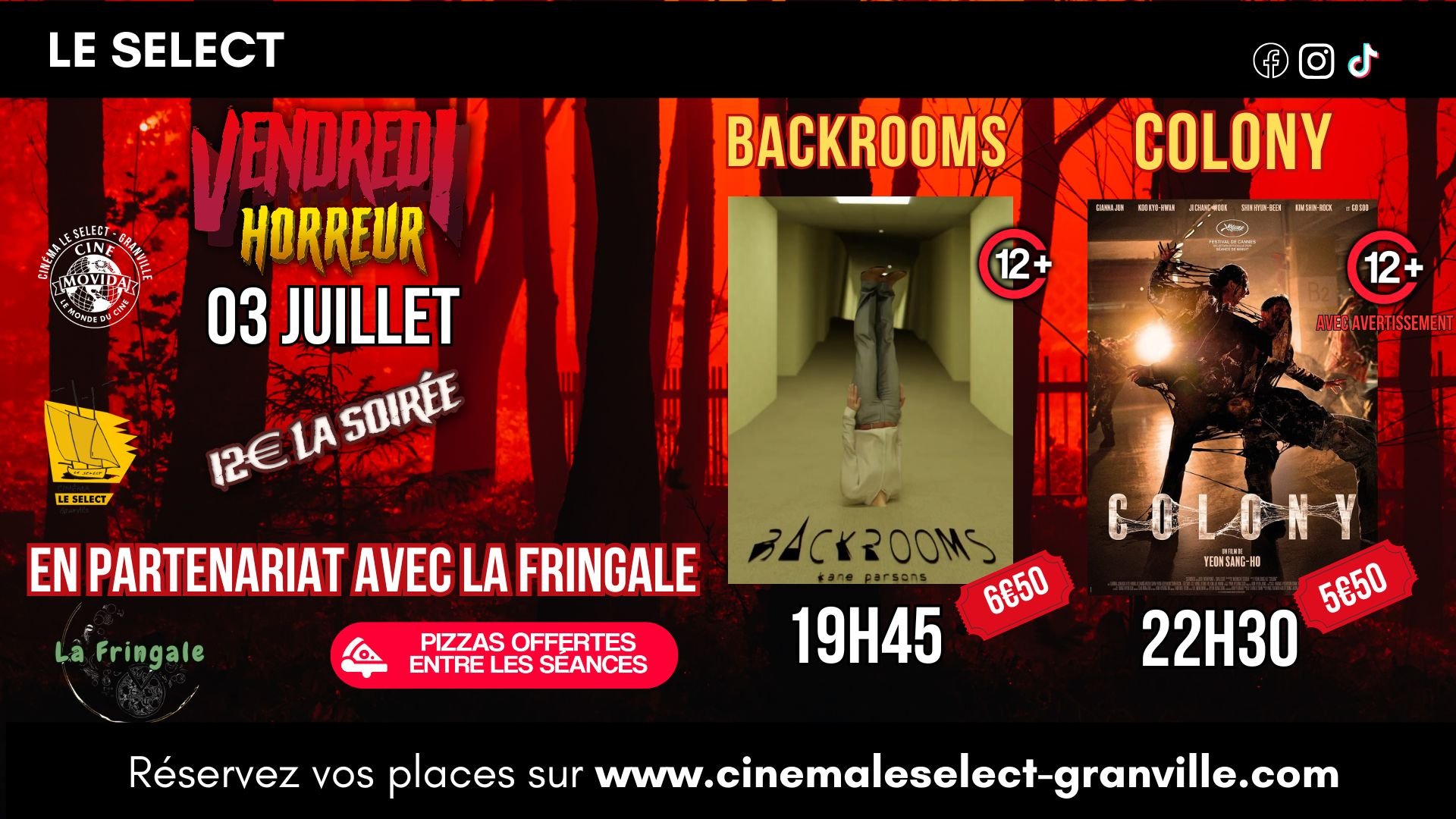 VENDREDI HORREUR: BACKROOMS & COLONY