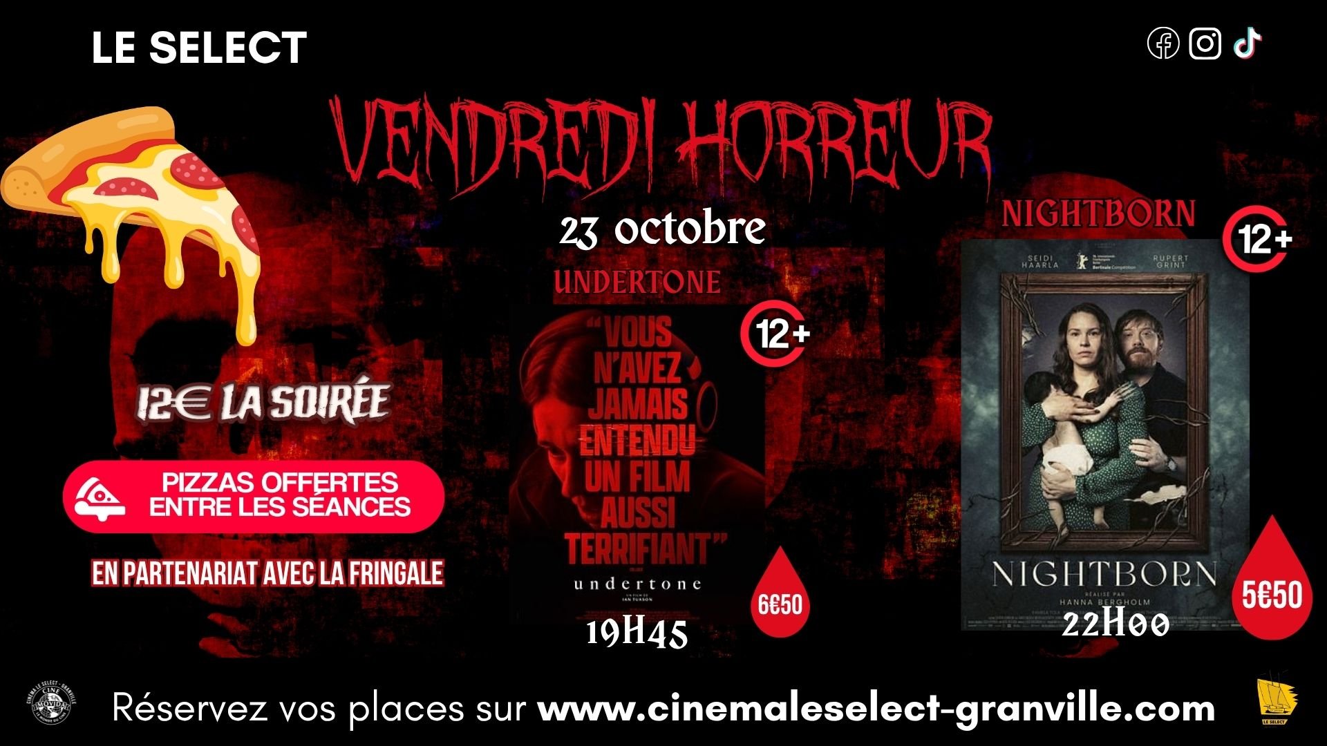 💀VENDREDI HORREUR: UNDERTONE ET NIGHTBORN
