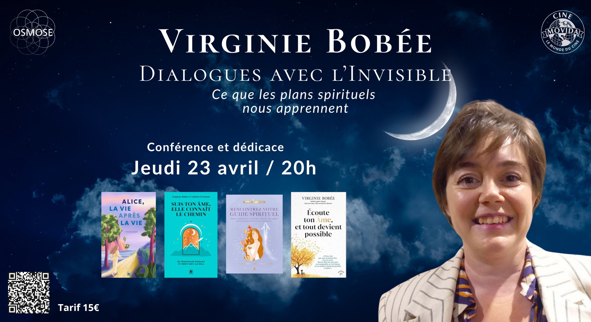  Conférence Virginie Bobée, Dialogues avec l'Invisible 