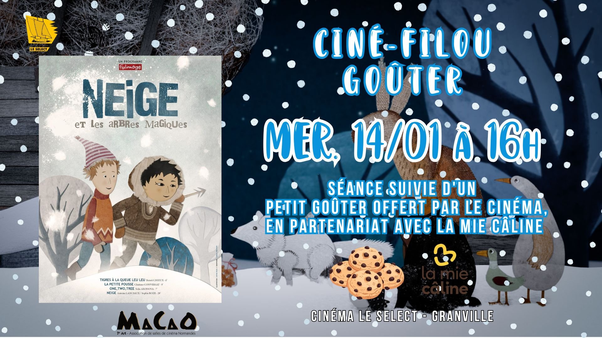 CINÉ-GOÛTER: NEIGE ET LES ARBRES MAGIQUES