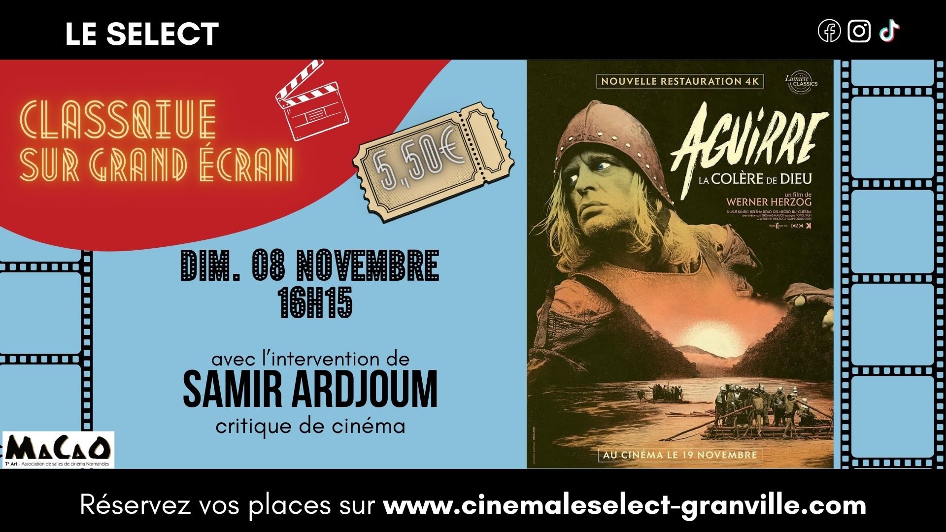 CLASSIQUE SUR GRAND ÉCRAN: AGUIRRE, LA COLÈRE DE DIEU