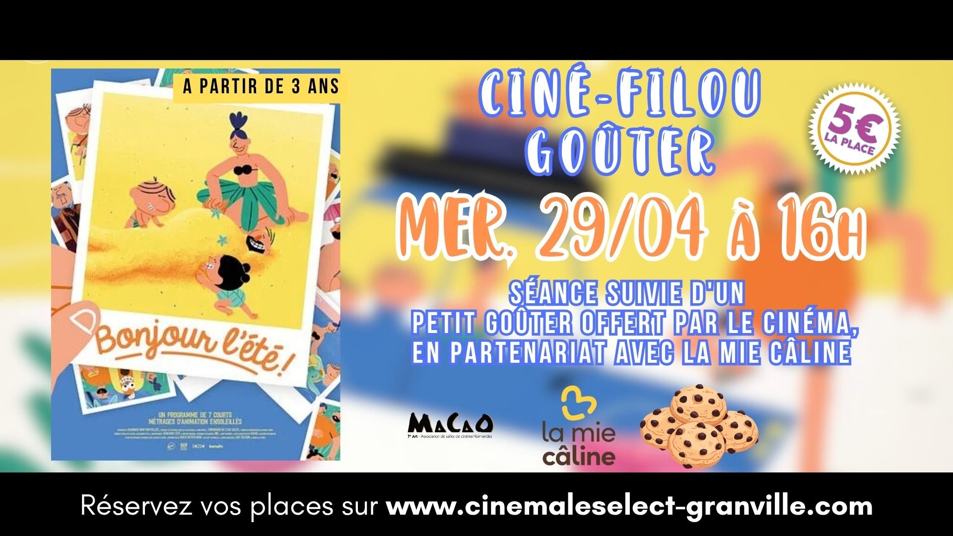 CINÉ-GOÛTER : BONJOUR L'ÉTÉ