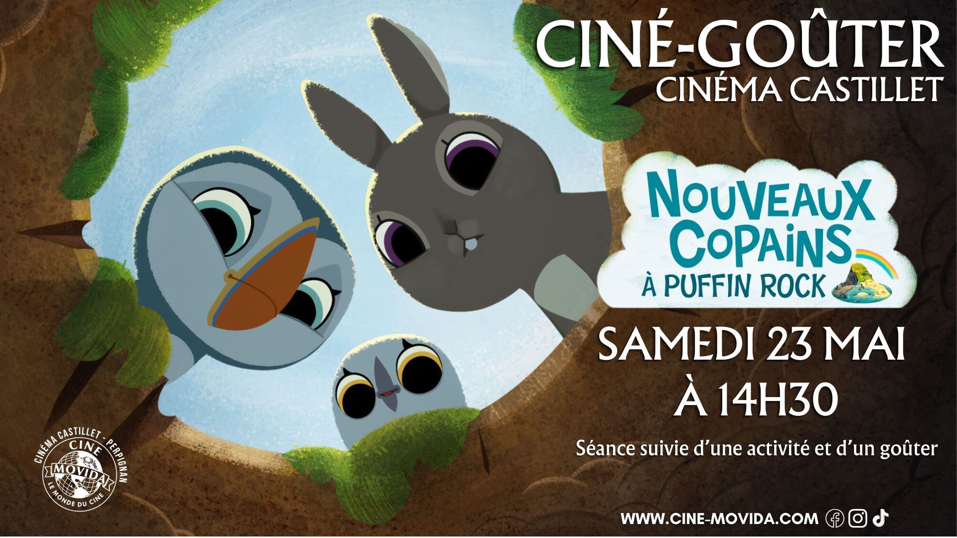 Nouveaux copains à Puffin Rock